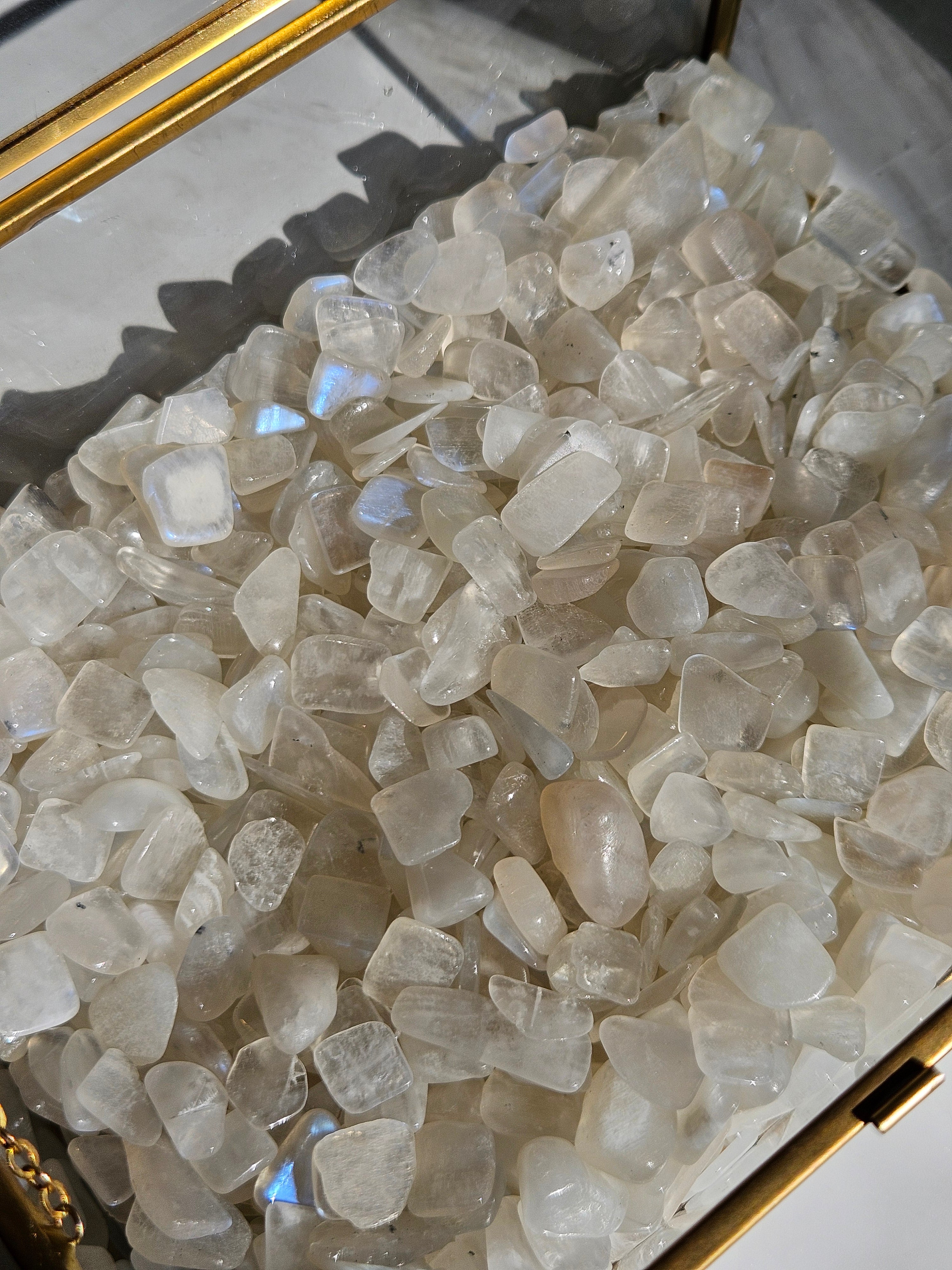 White Moonstone Chips