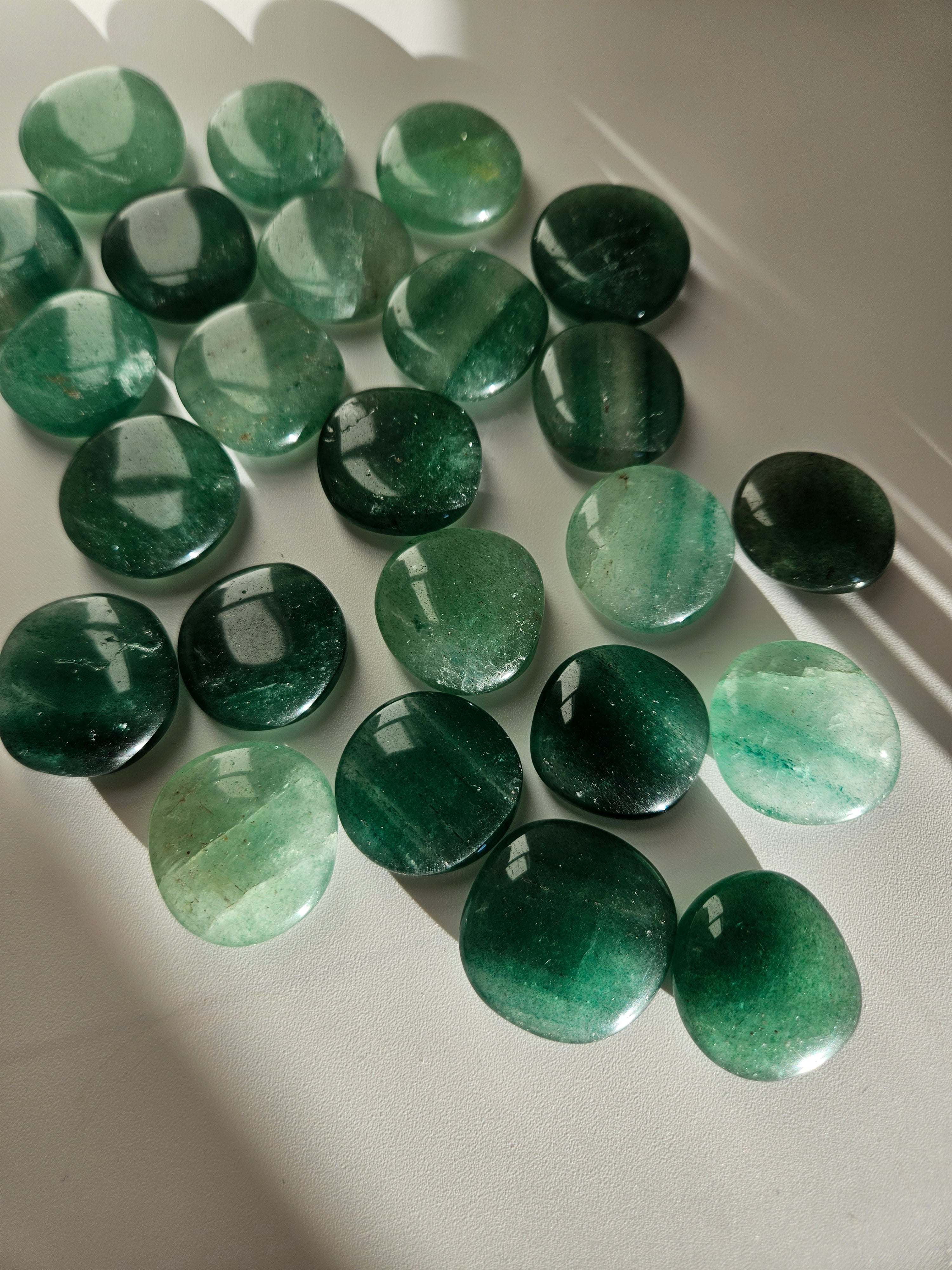 Green Strawberry Quartz Mini Flat