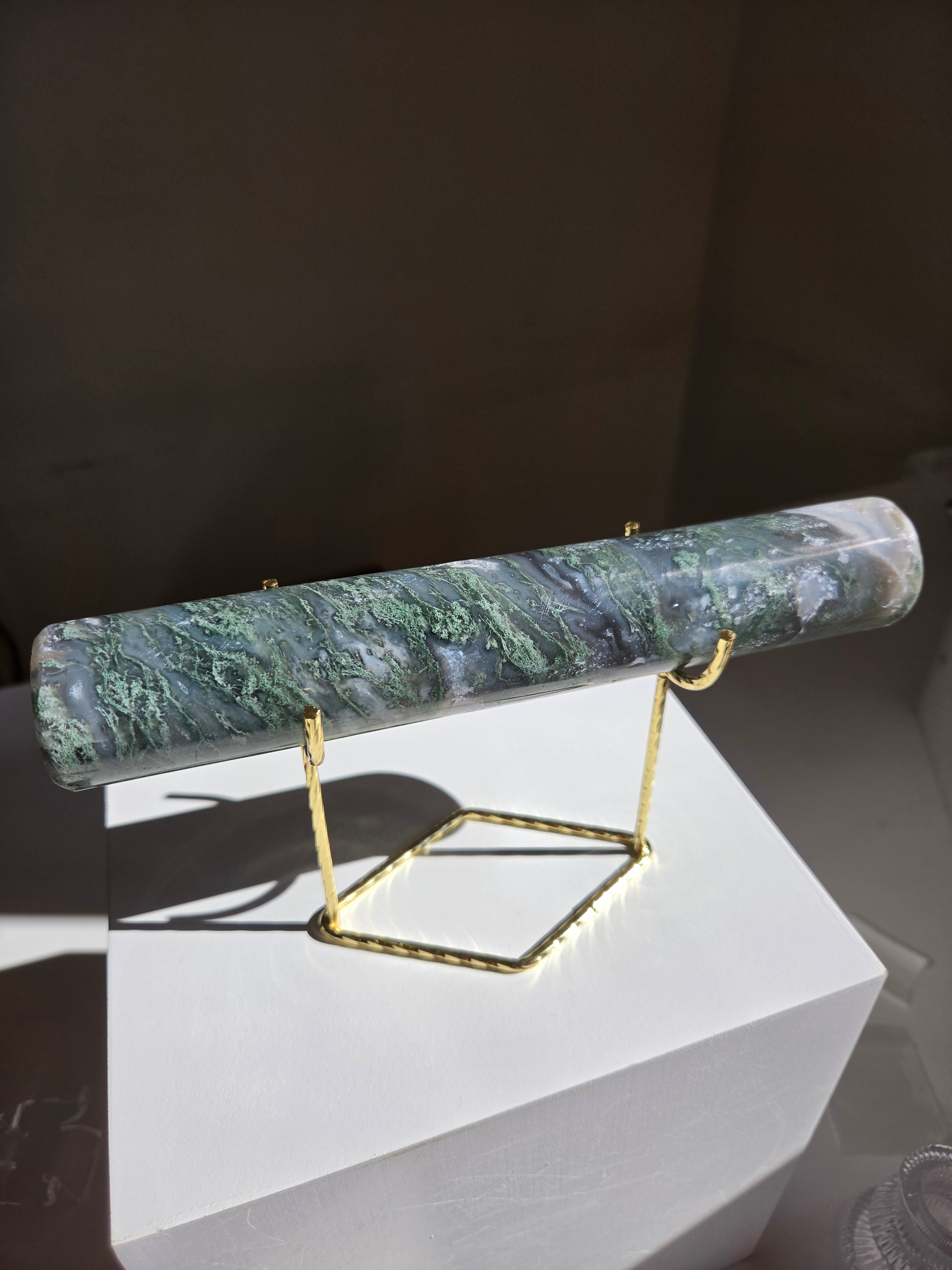 Moss Agate Bracelet Holder 002