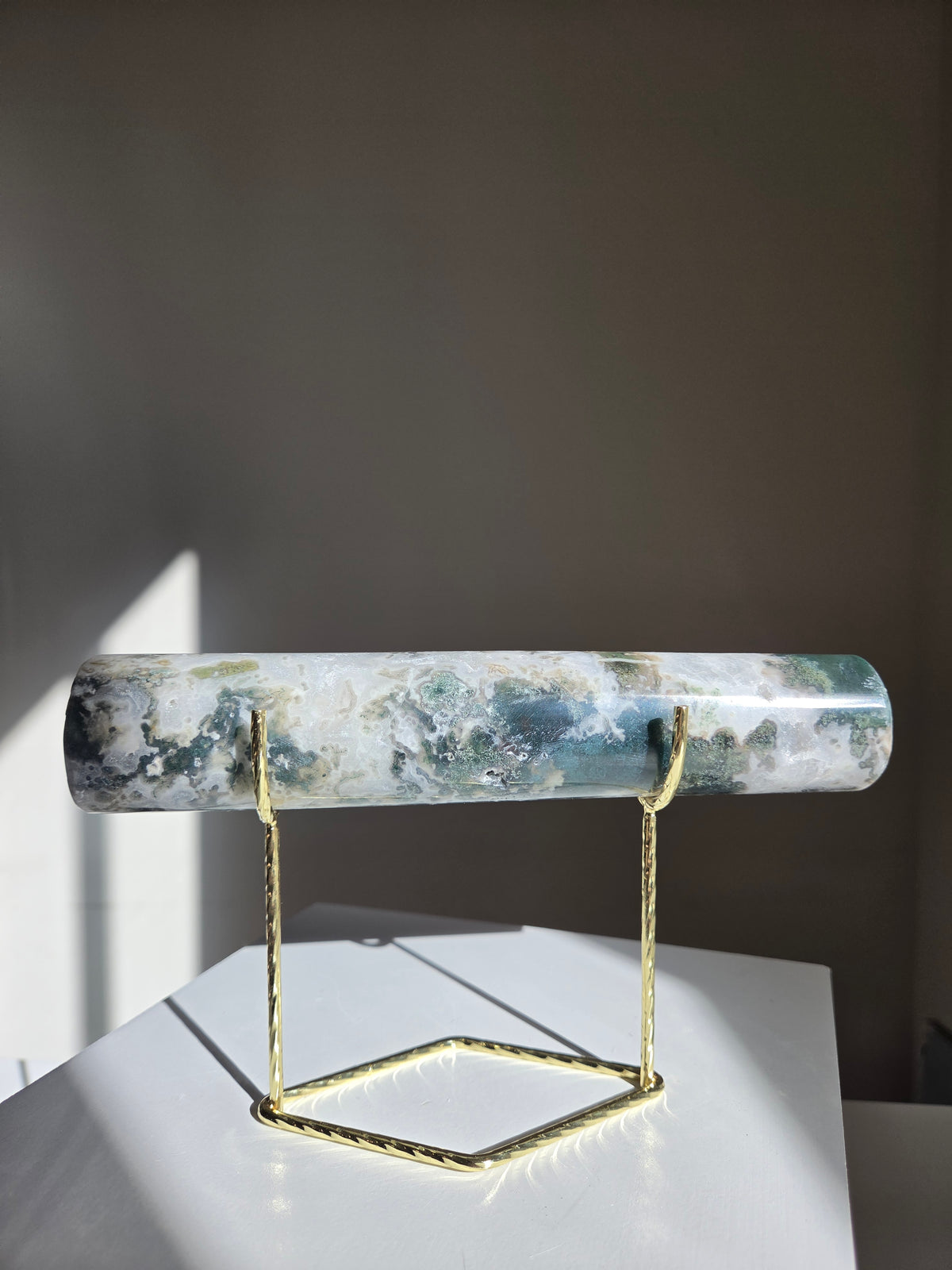 Moss Agate Bracelet Holder 001