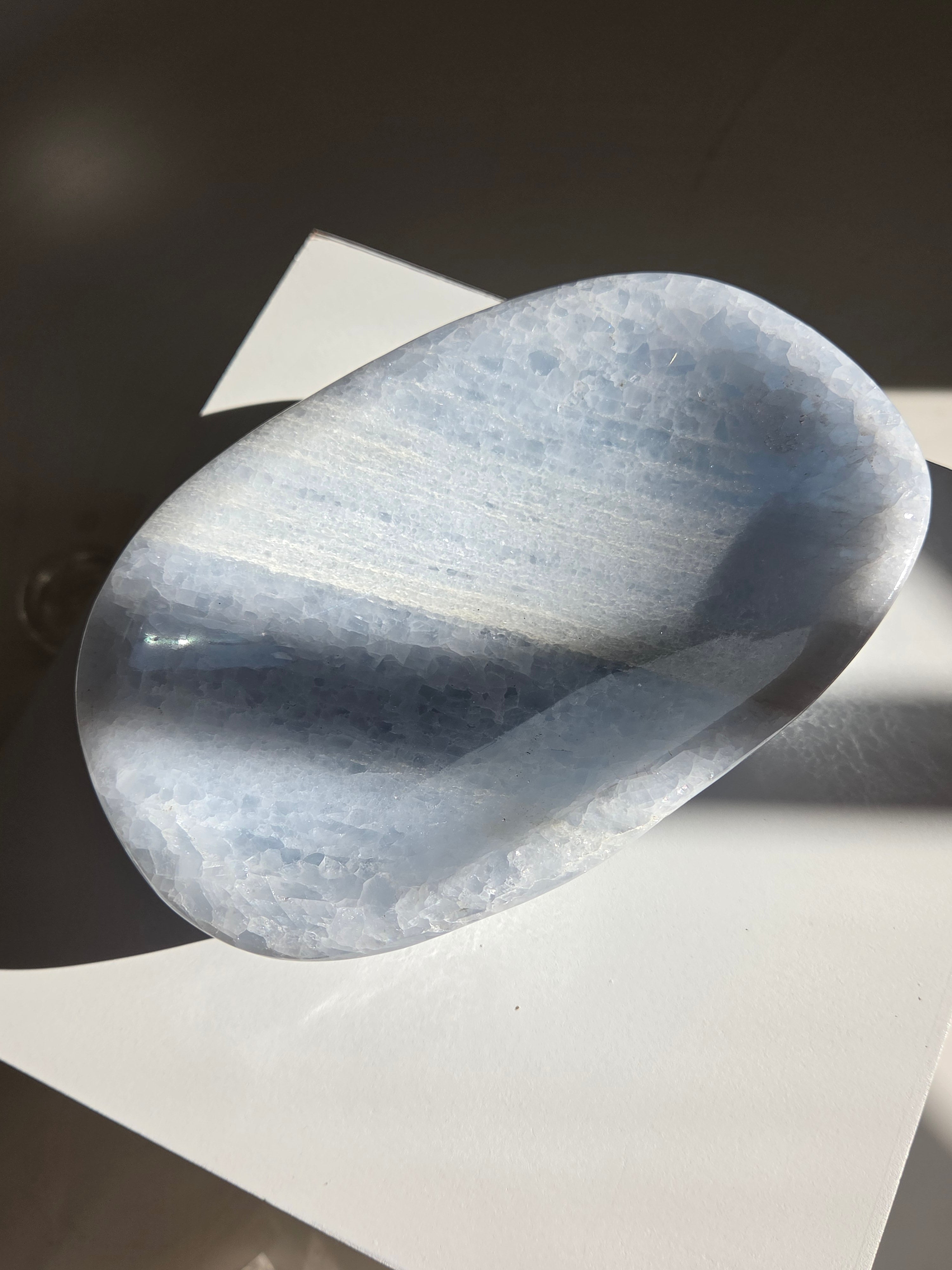 Blue Calcite Bowl 009