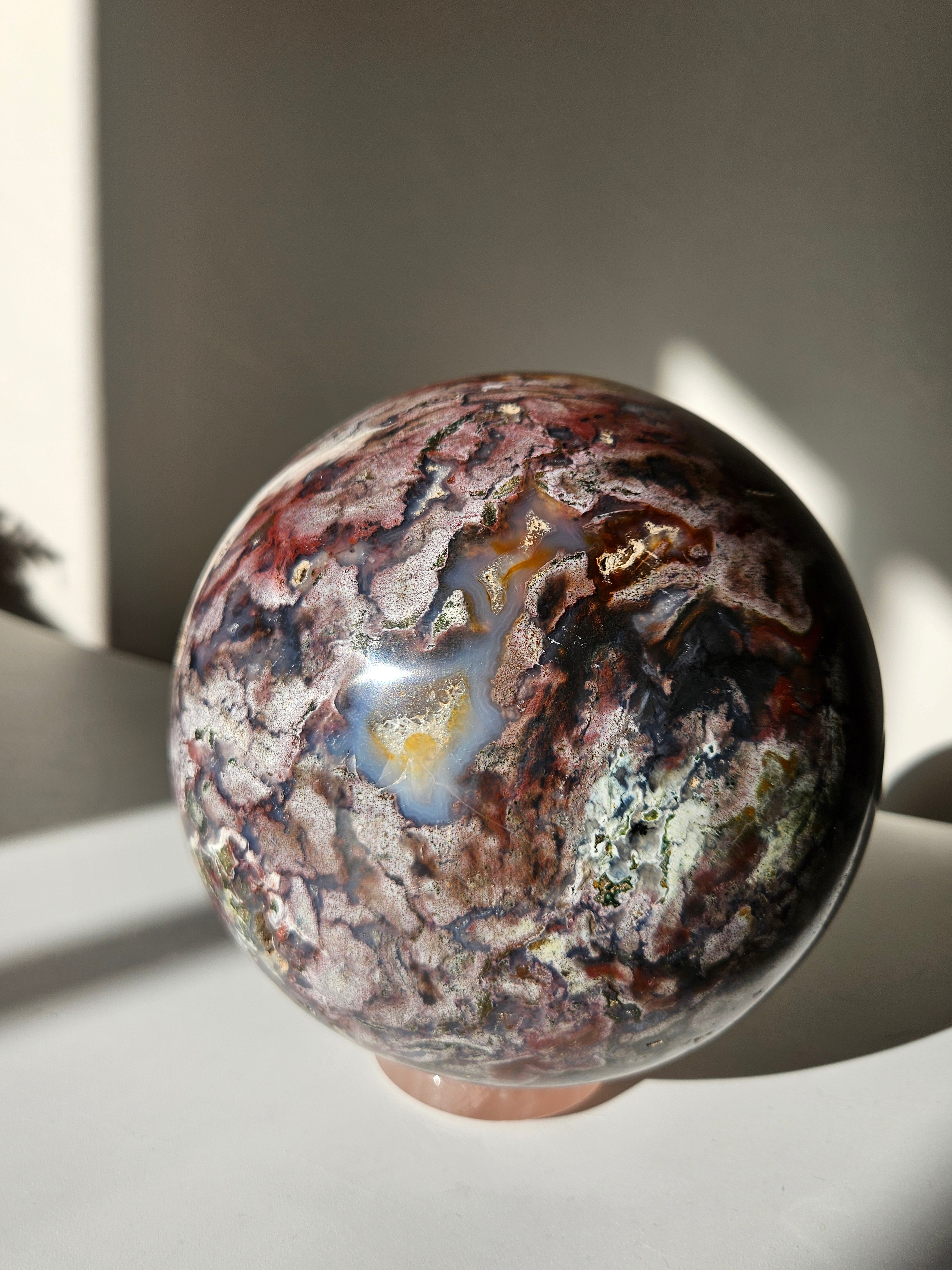 Sea Jasper Statement Sphere