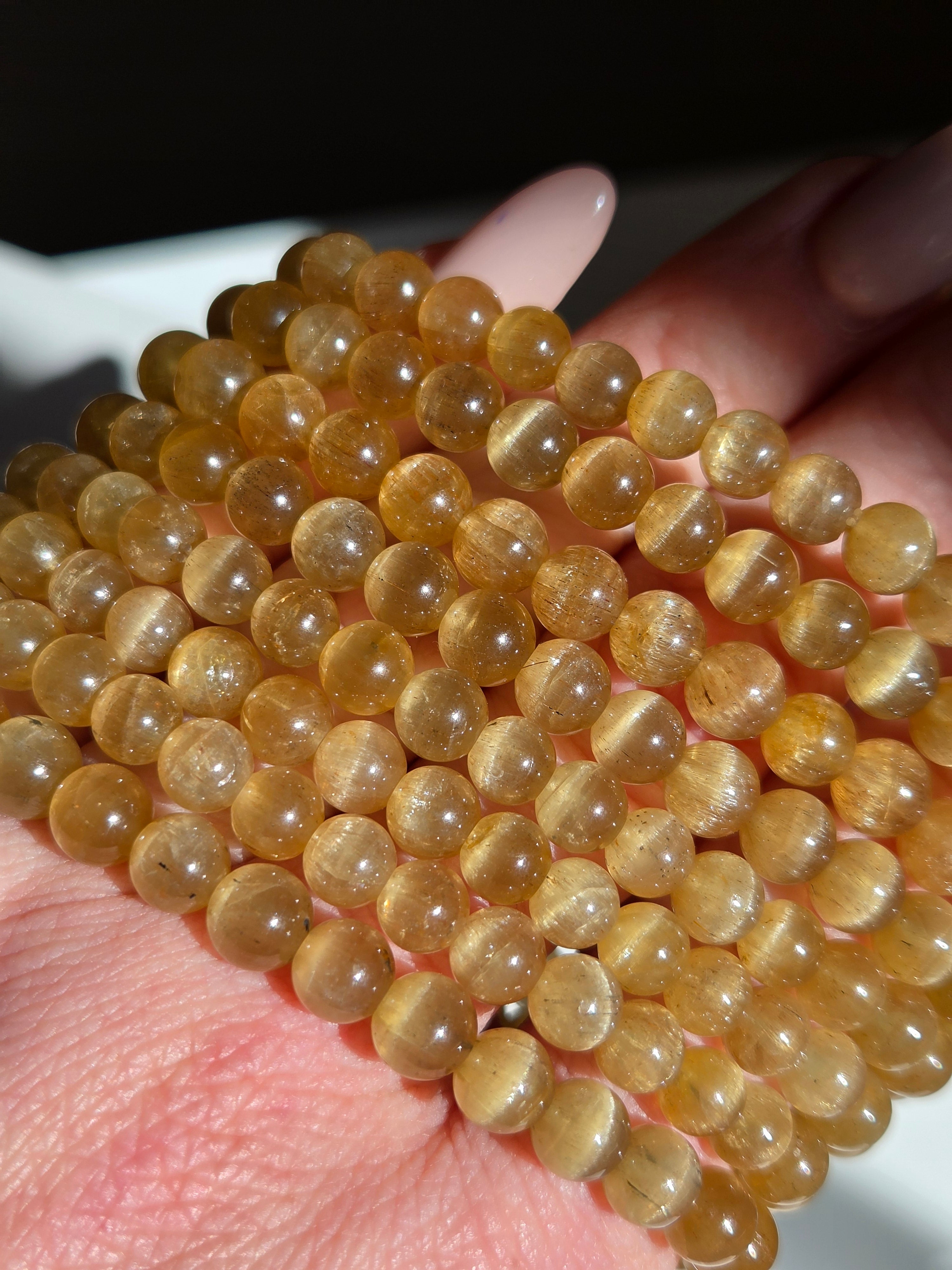 Golden Apatite Bracelet | 6mm