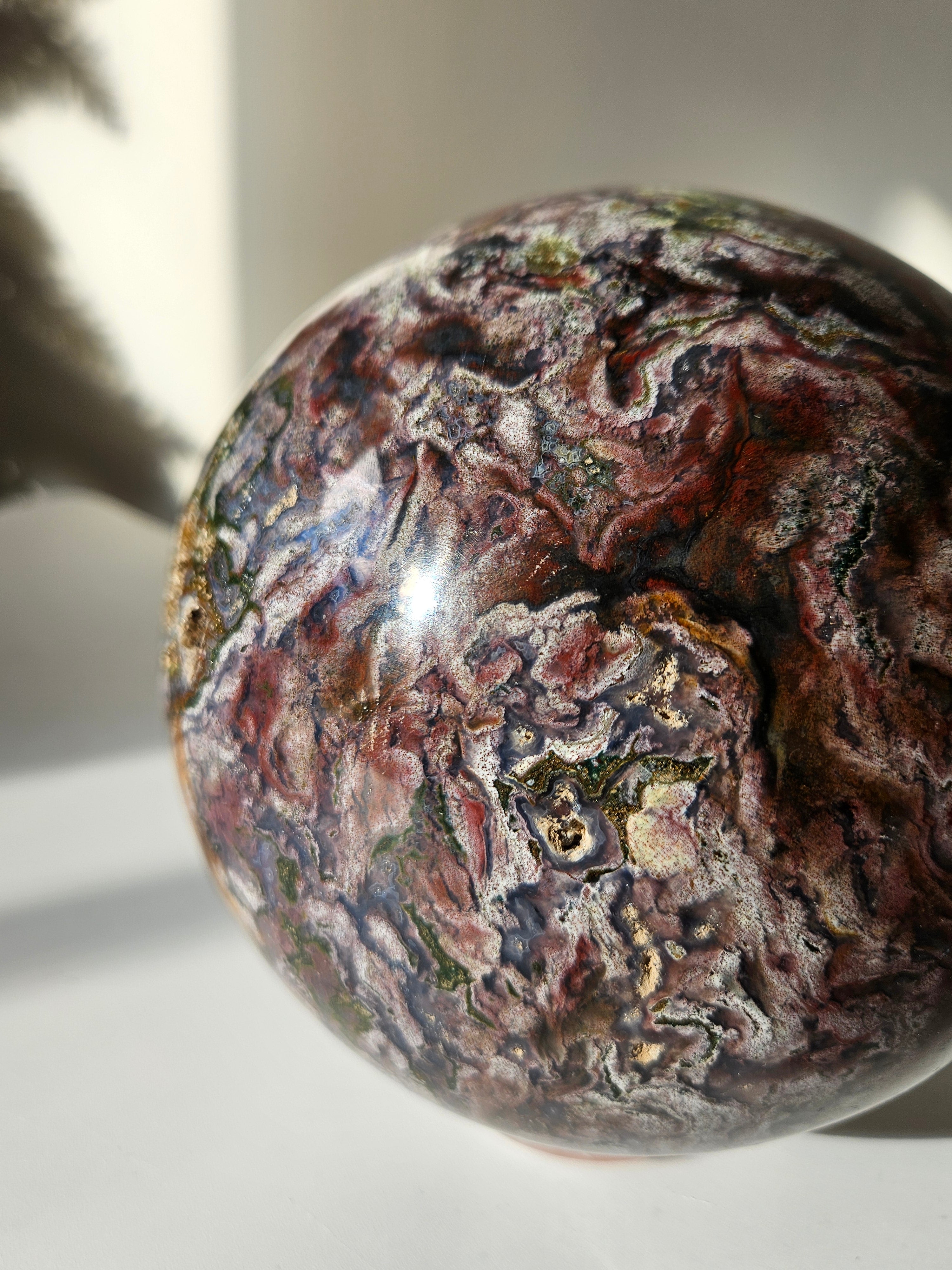Sea Jasper Statement Sphere