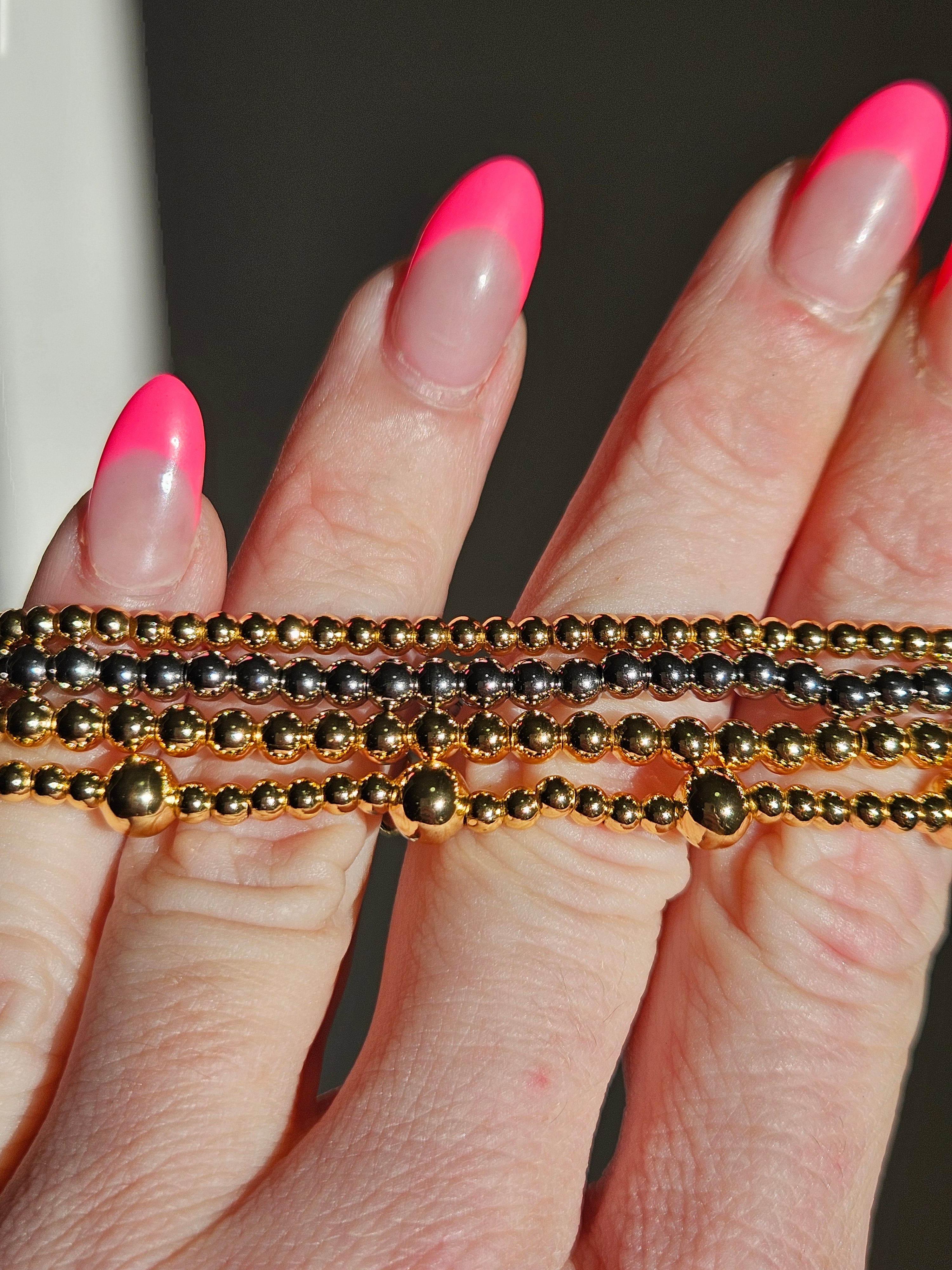 Stainless Beaded Bracelets