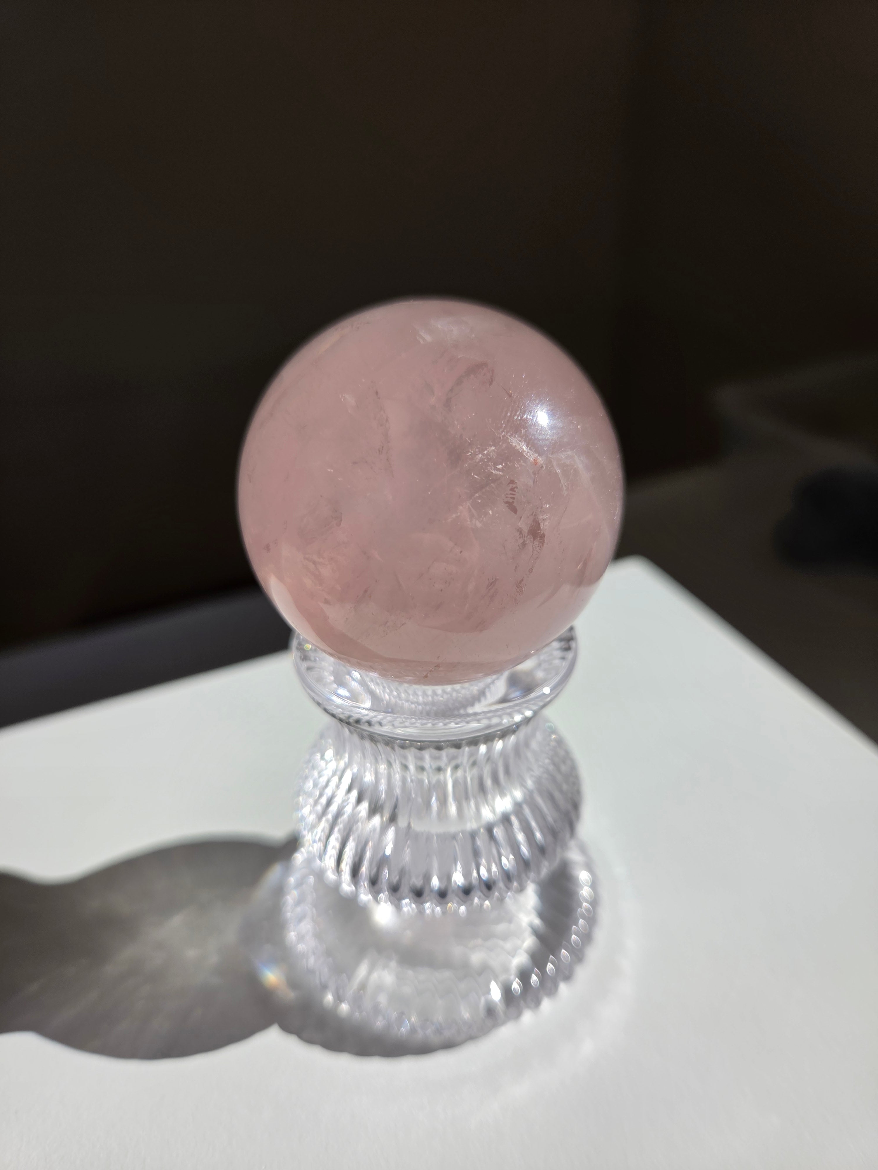 Rose Quartz Sphere 005