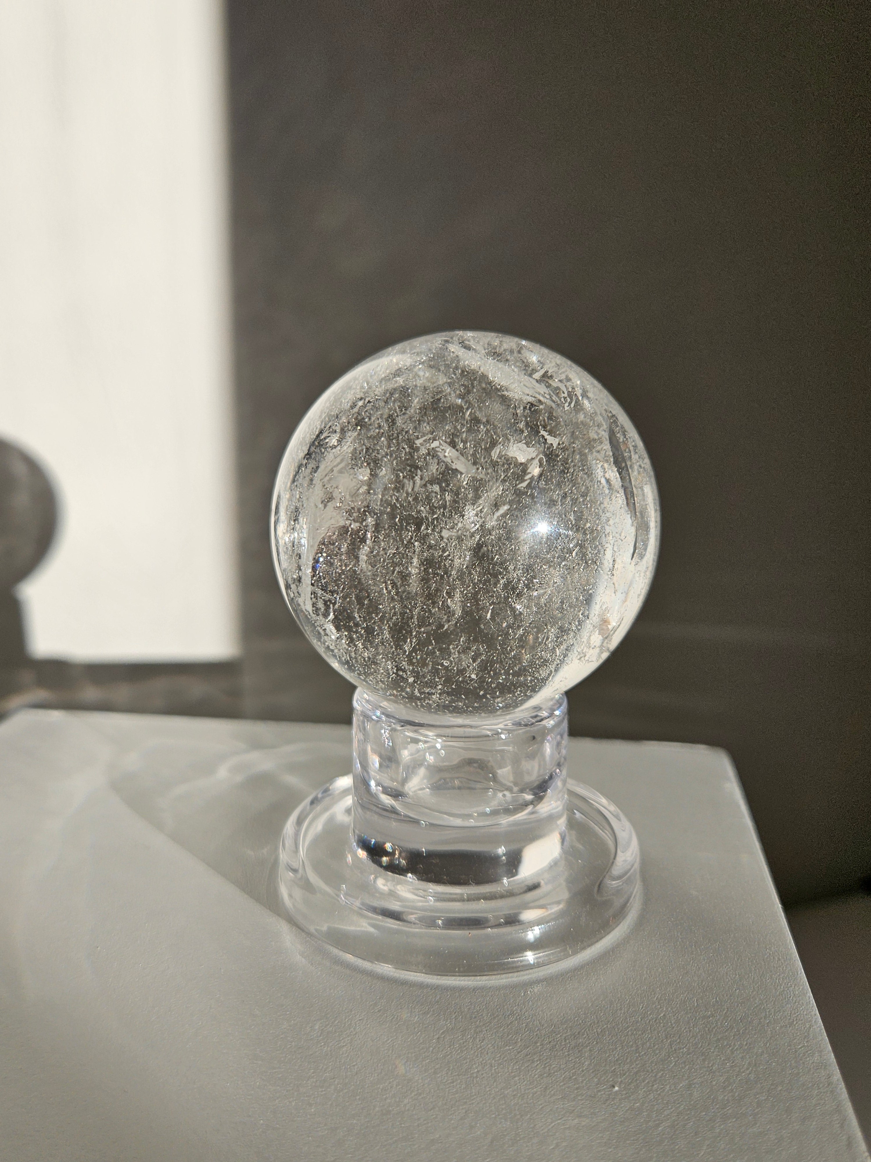 Lemurian Quartz Sphere 017