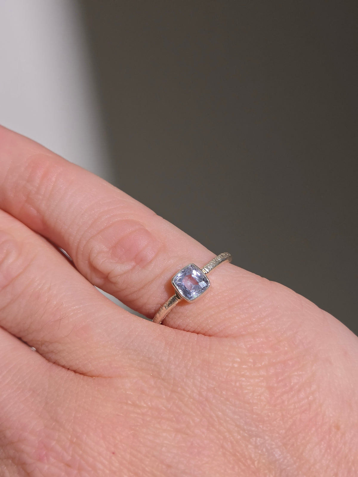 Size 6 | Sapphire Ring | silver
