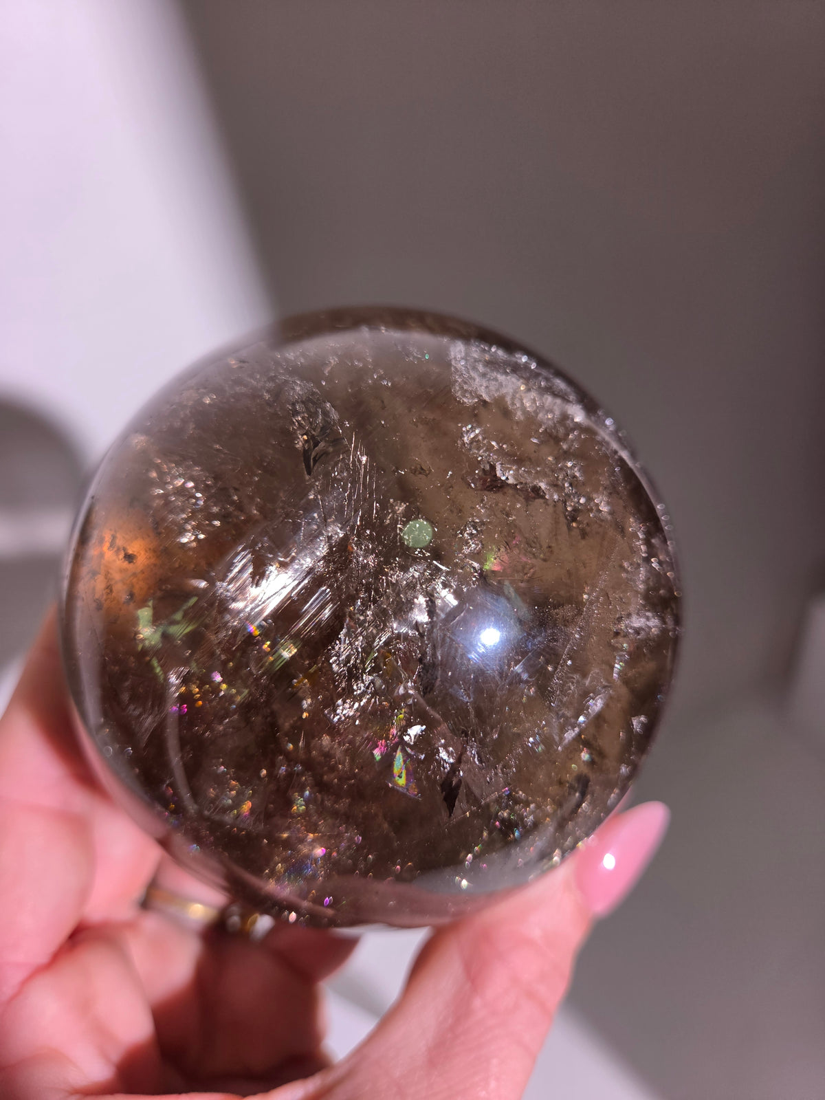 Smoky Quartz Sphere 010