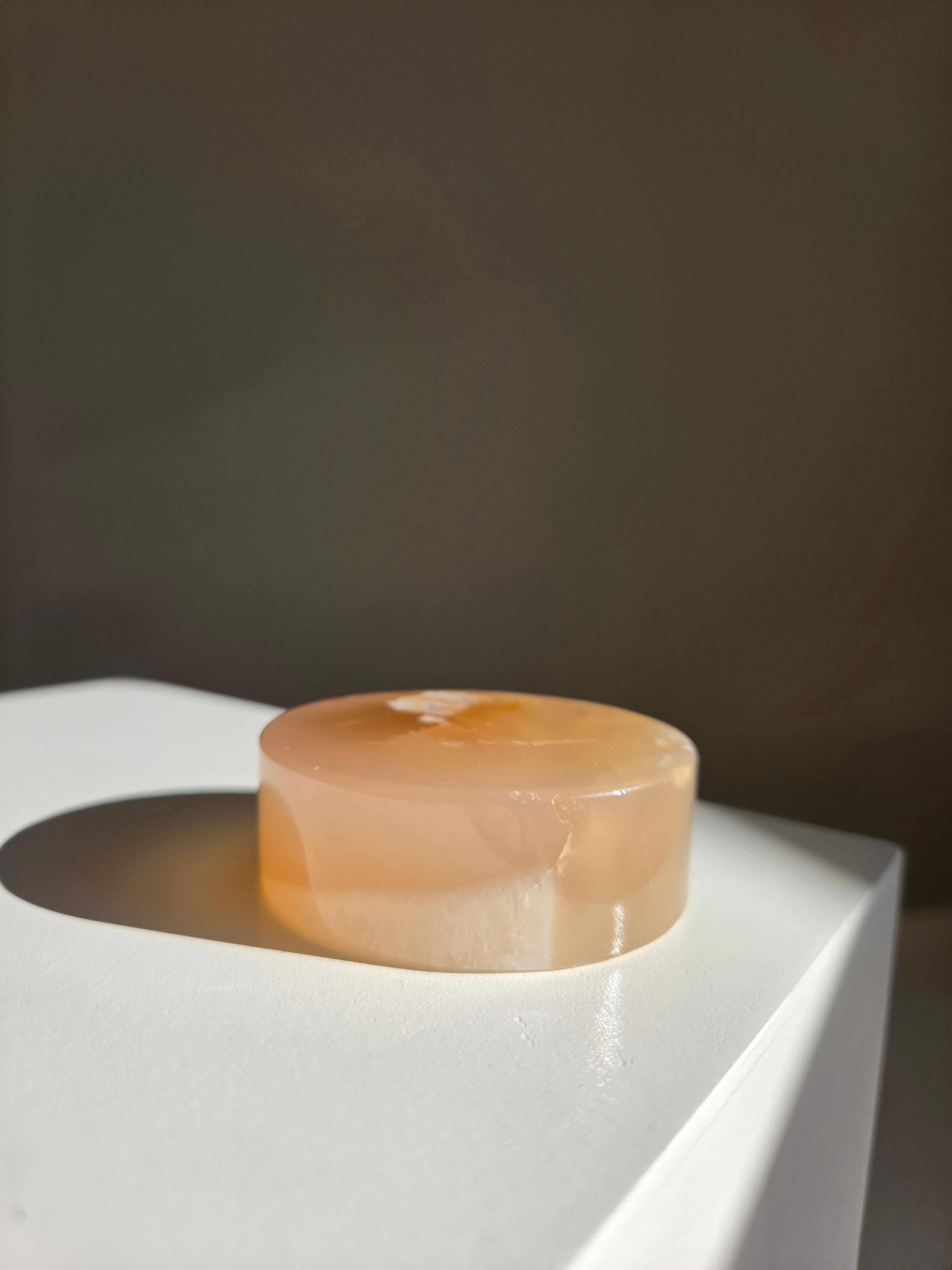 Flower Agate Disk 003