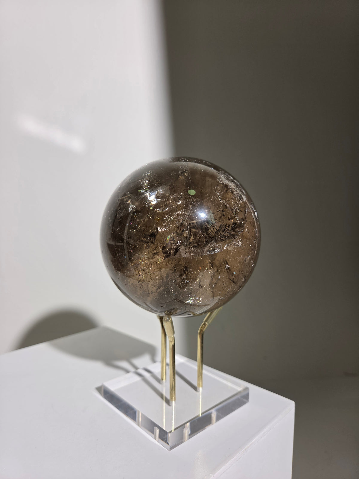 Smoky Quartz Sphere 010