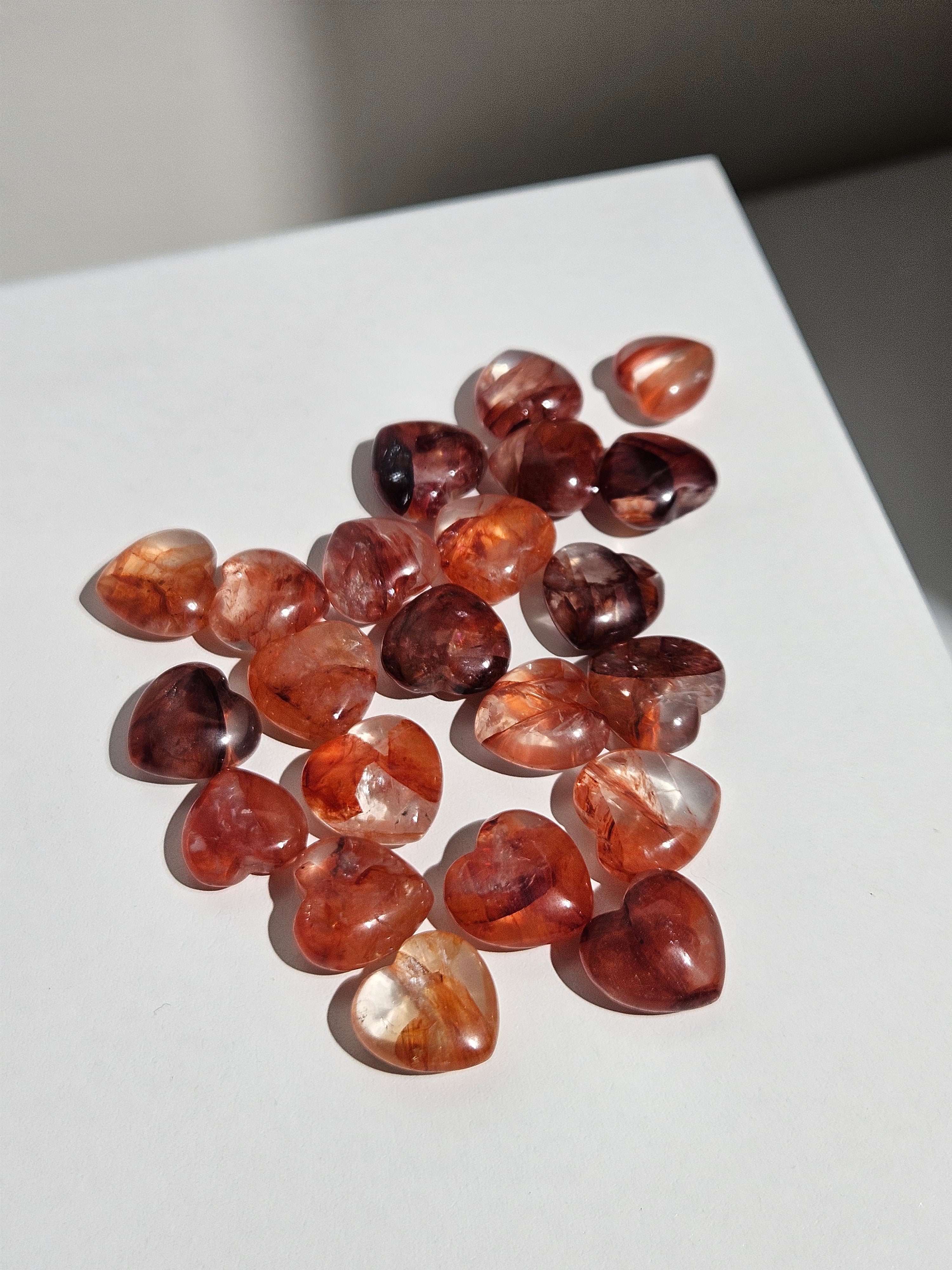 Hematoid Quartz Mini Heart