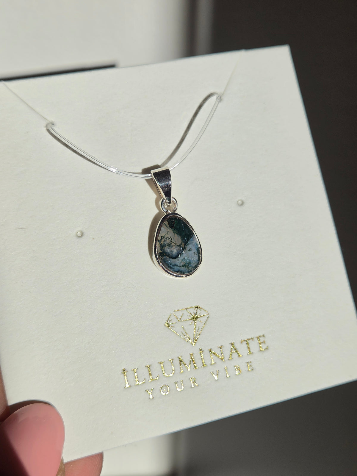 Moss Agate Pendant 001