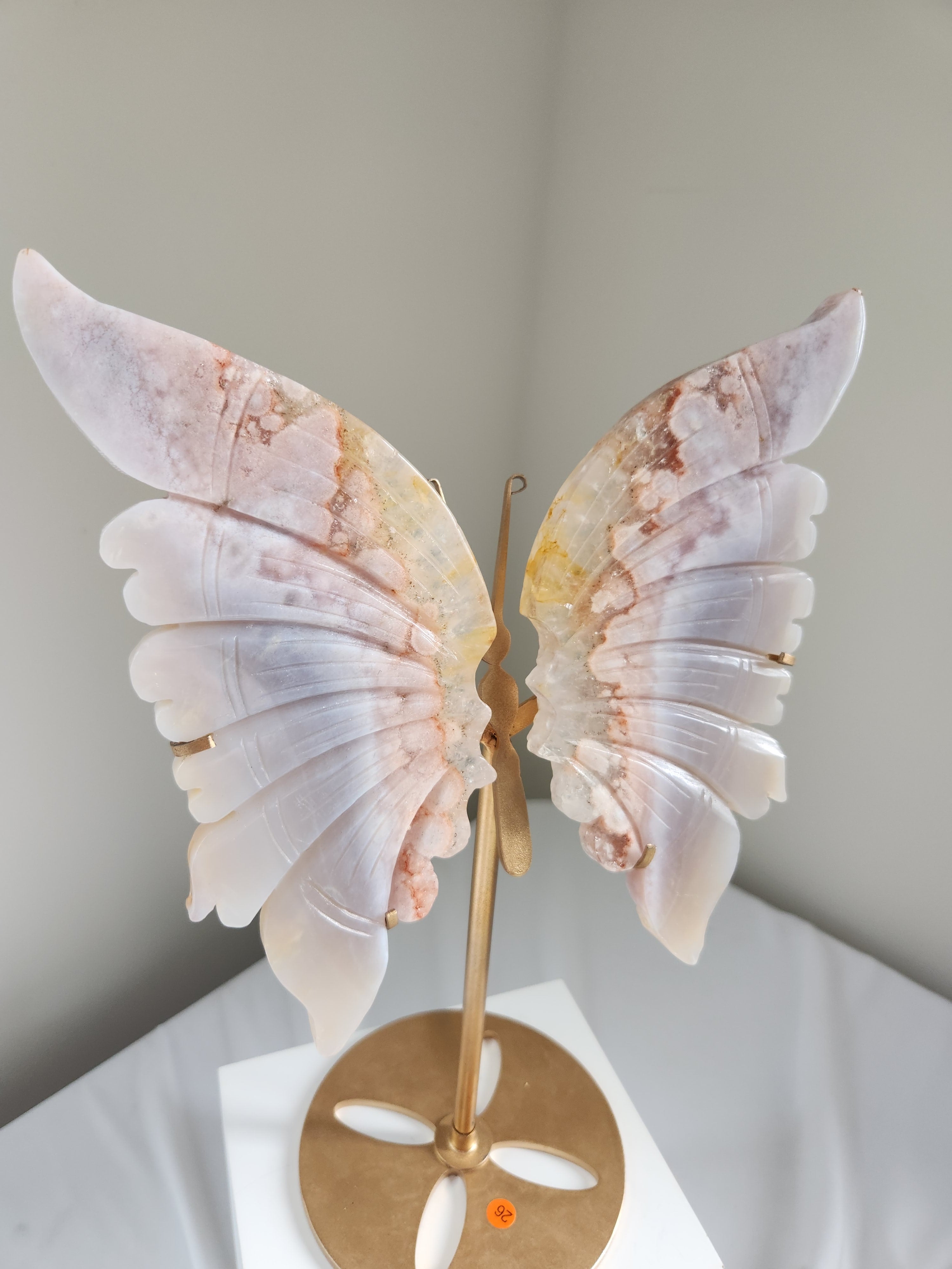 Flower Agate Butterfly