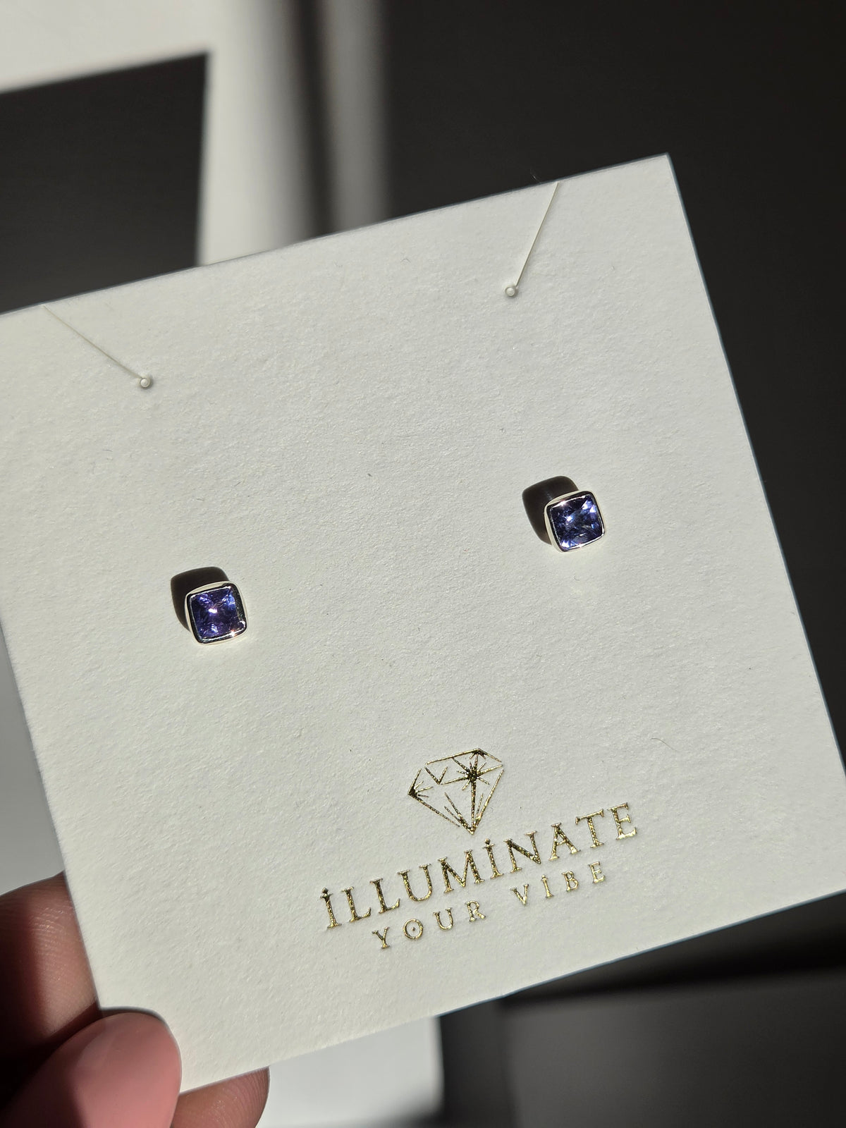 Tanzanite Stud Earrings 004
