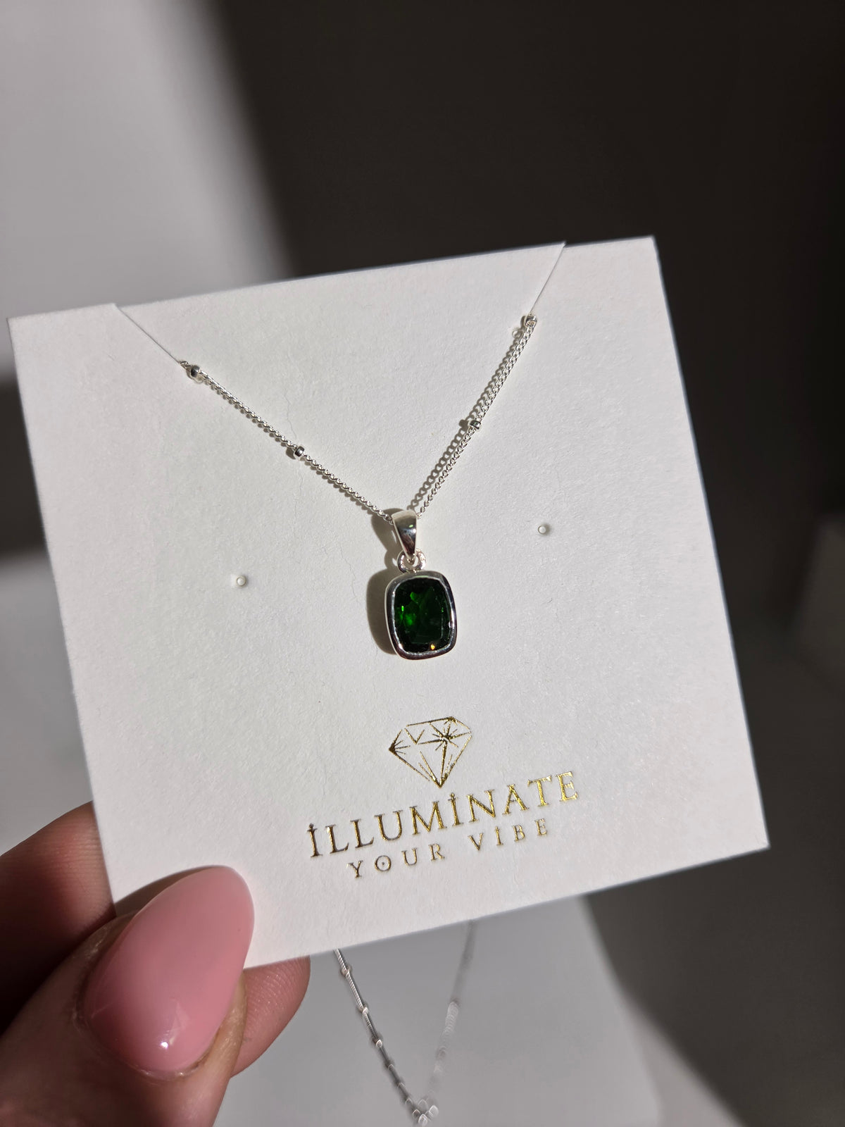 Chrome Diopside Necklace 003