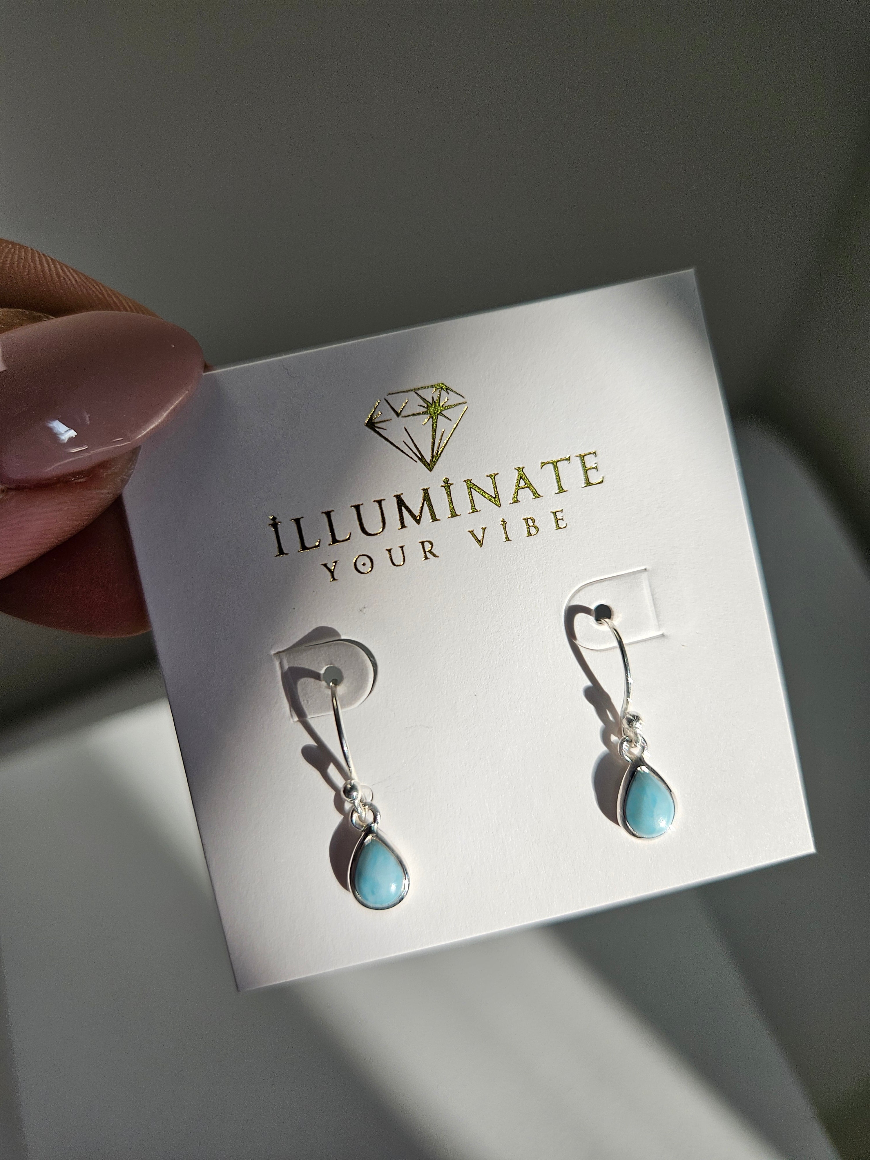 Larimar Earrings