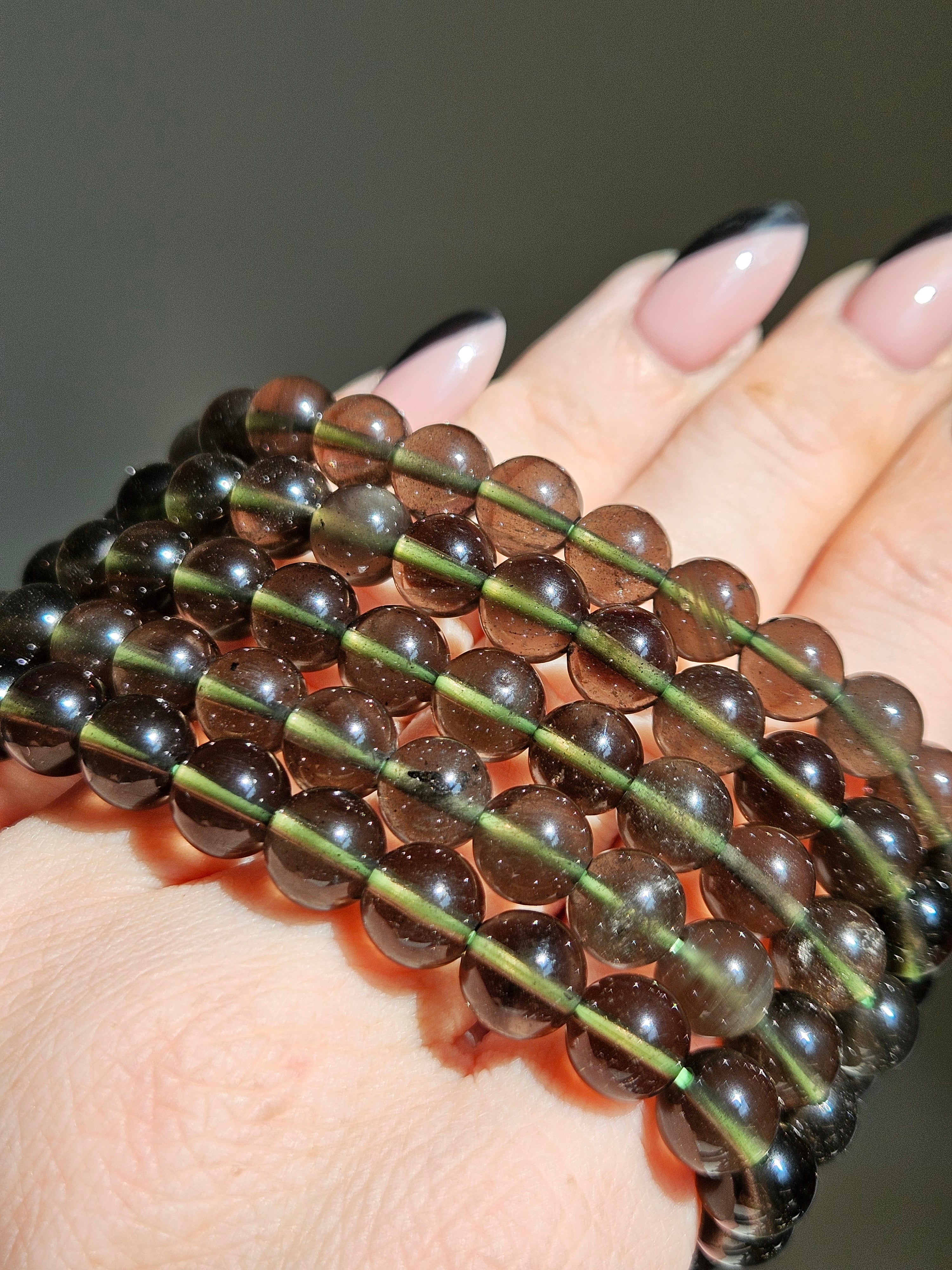Saffordite (Meteorite Sirius) Bracelet | 8mm