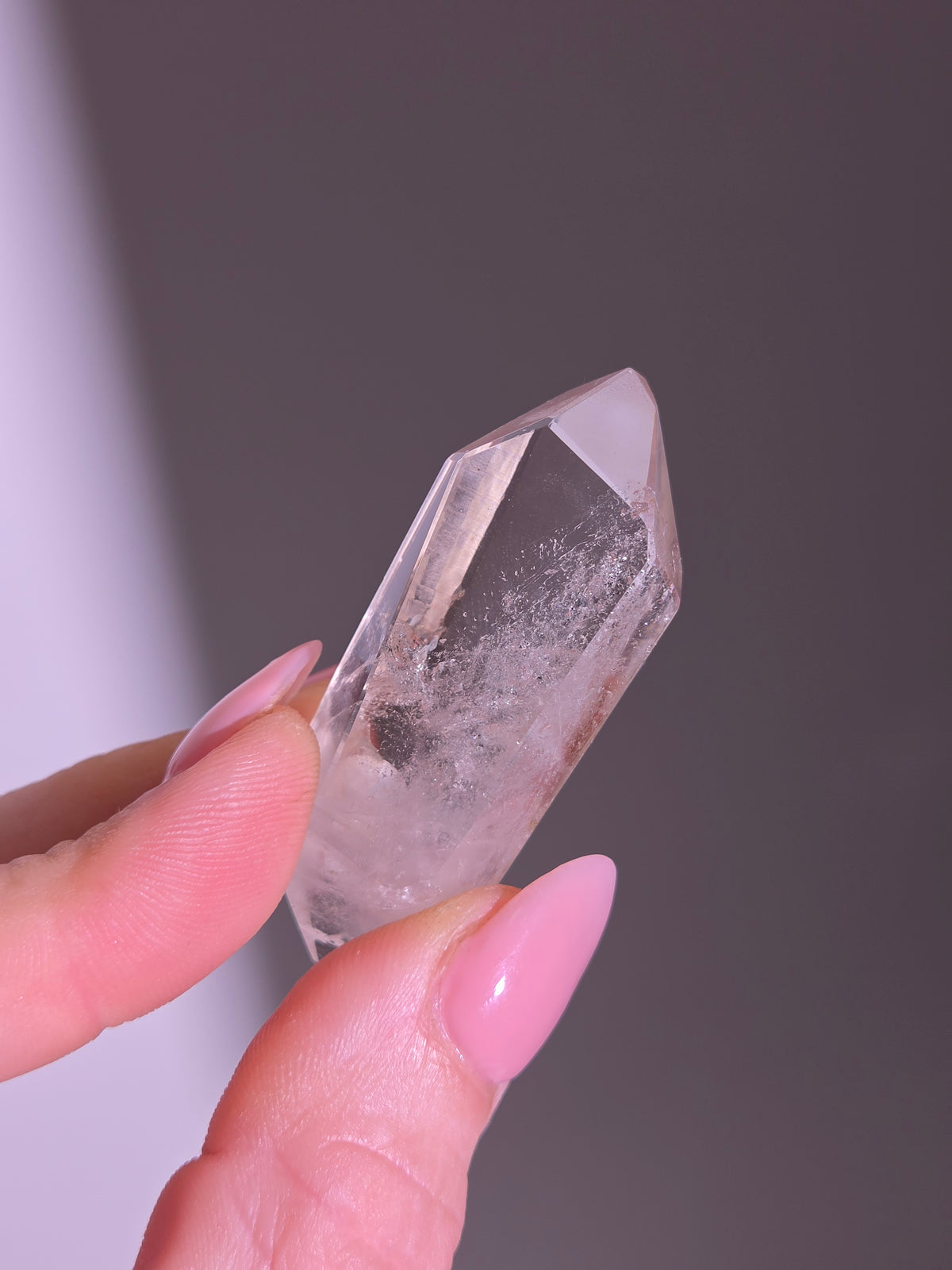 Semipolished Smoky Lemurian Quartz 004