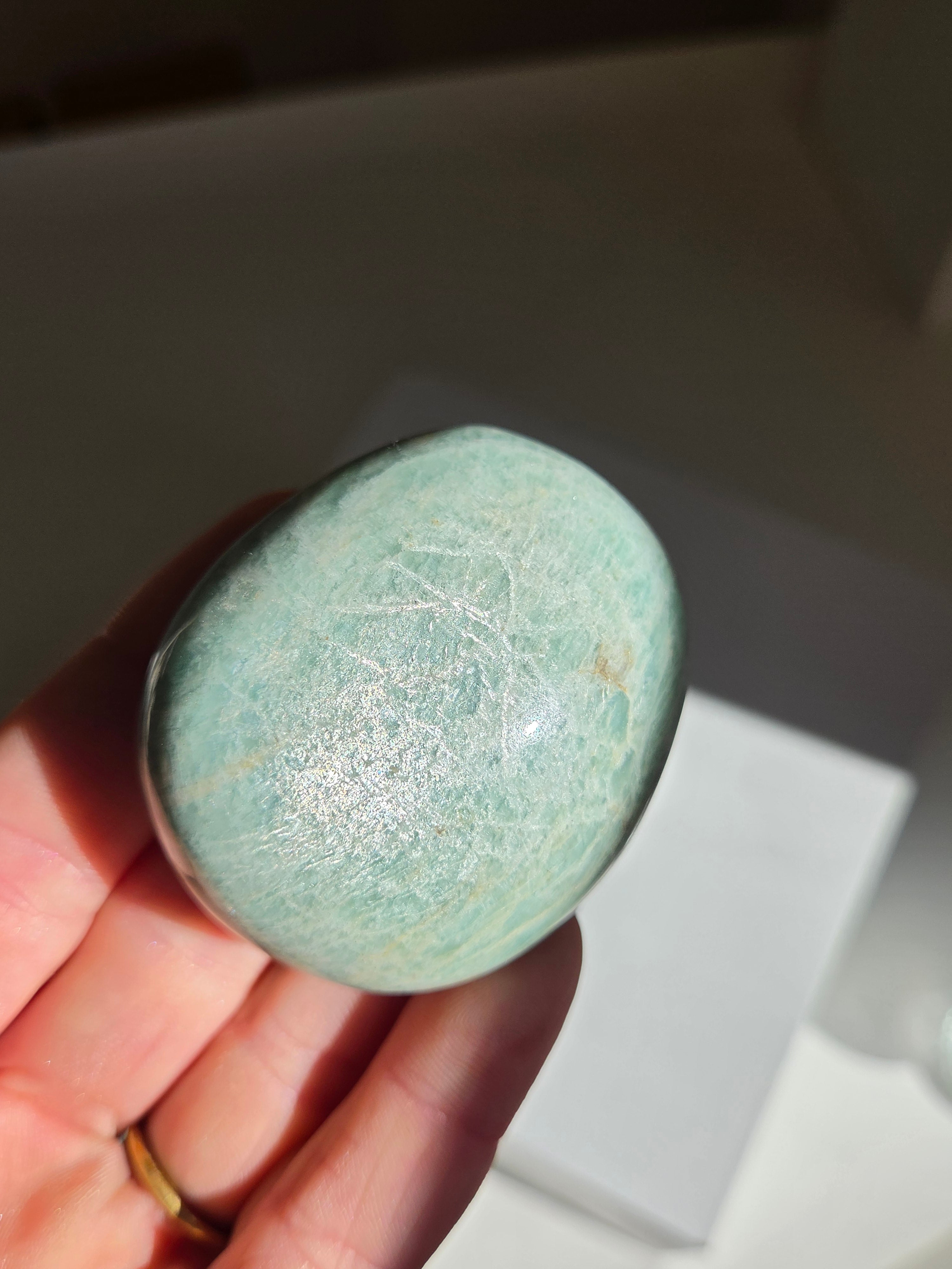 Amazonite Palmstone 001