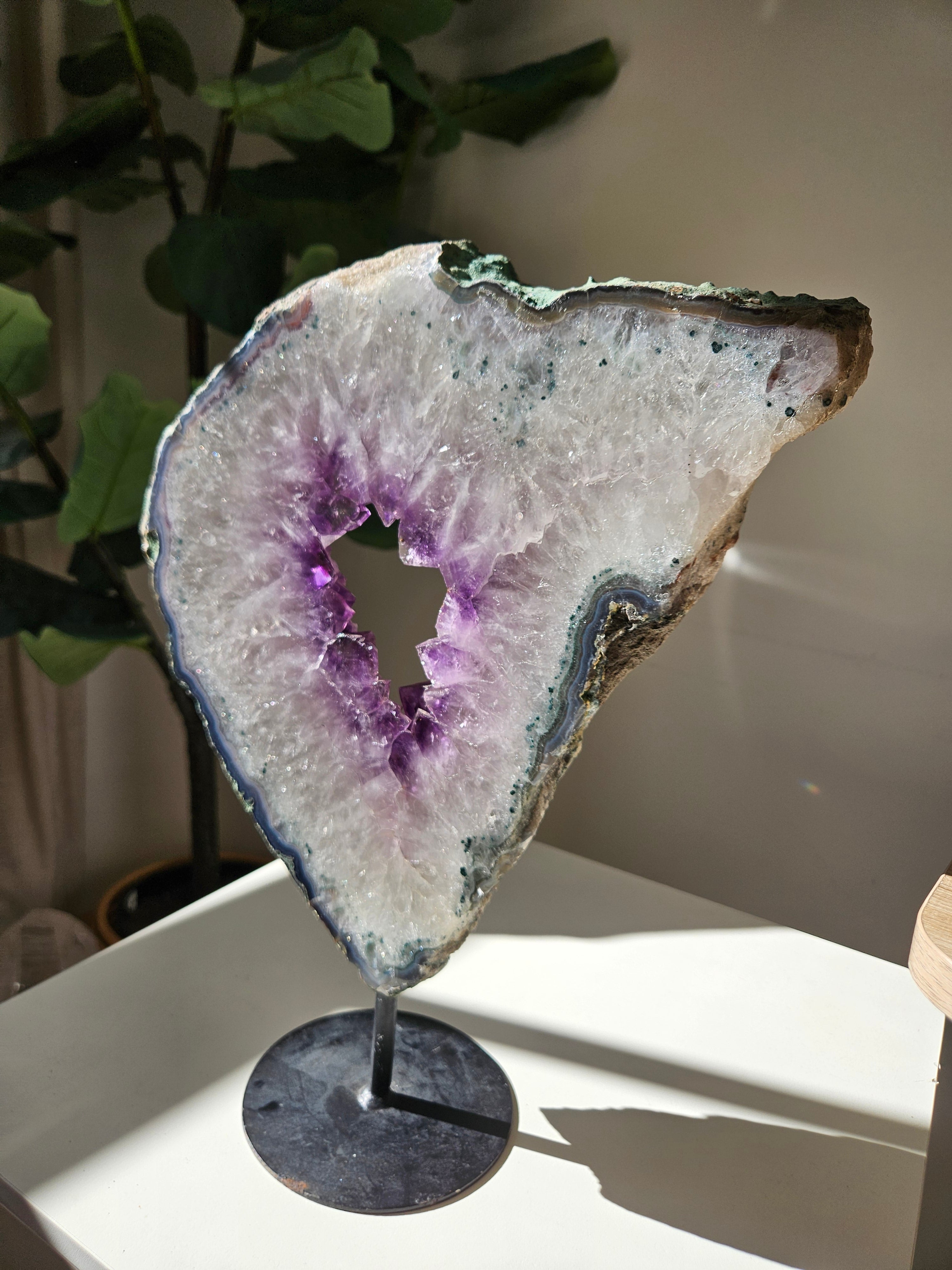 Amethyst Asymmetrical Portal Statement