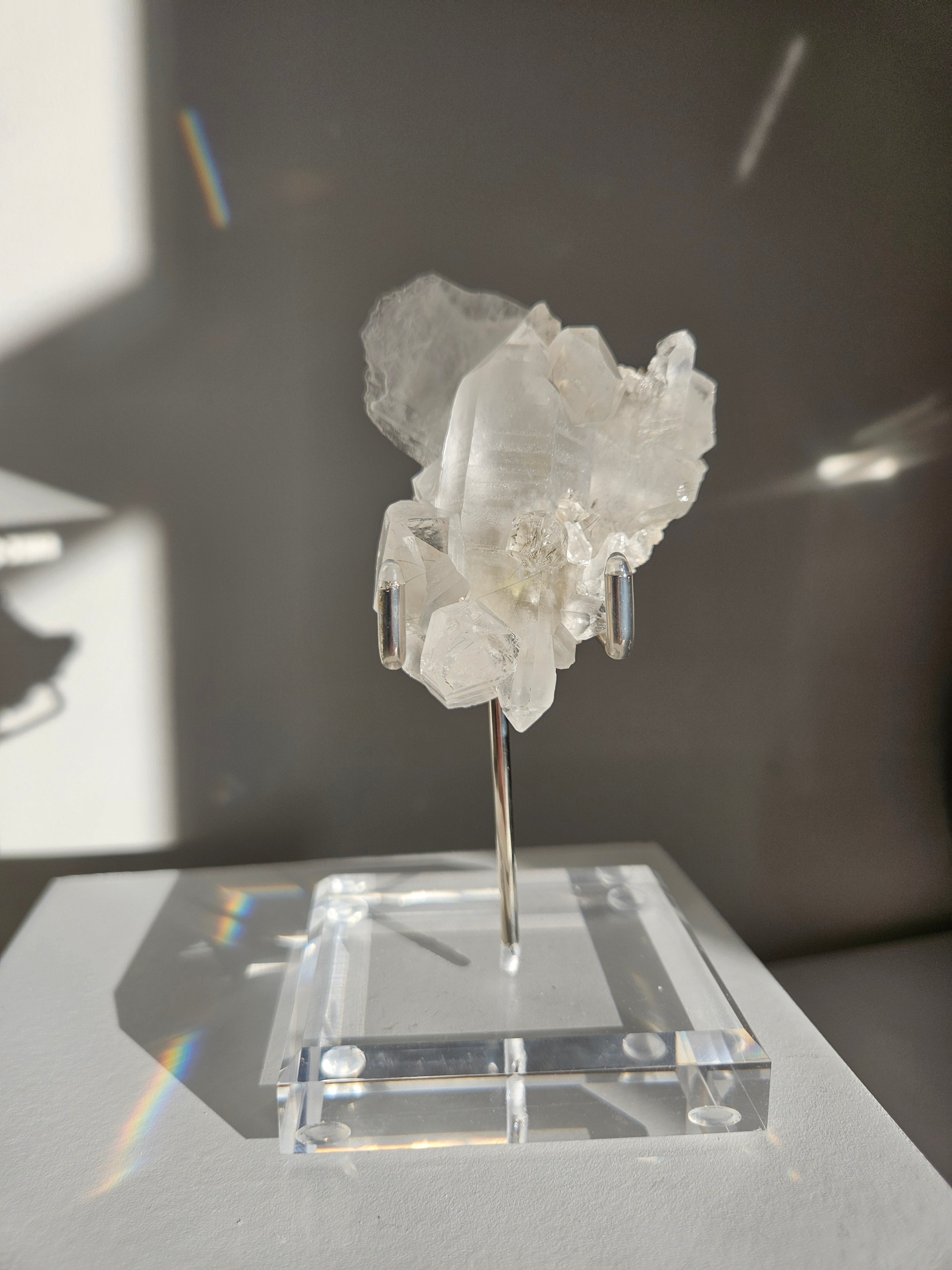 Tourmaline in Quartz Cluster 002