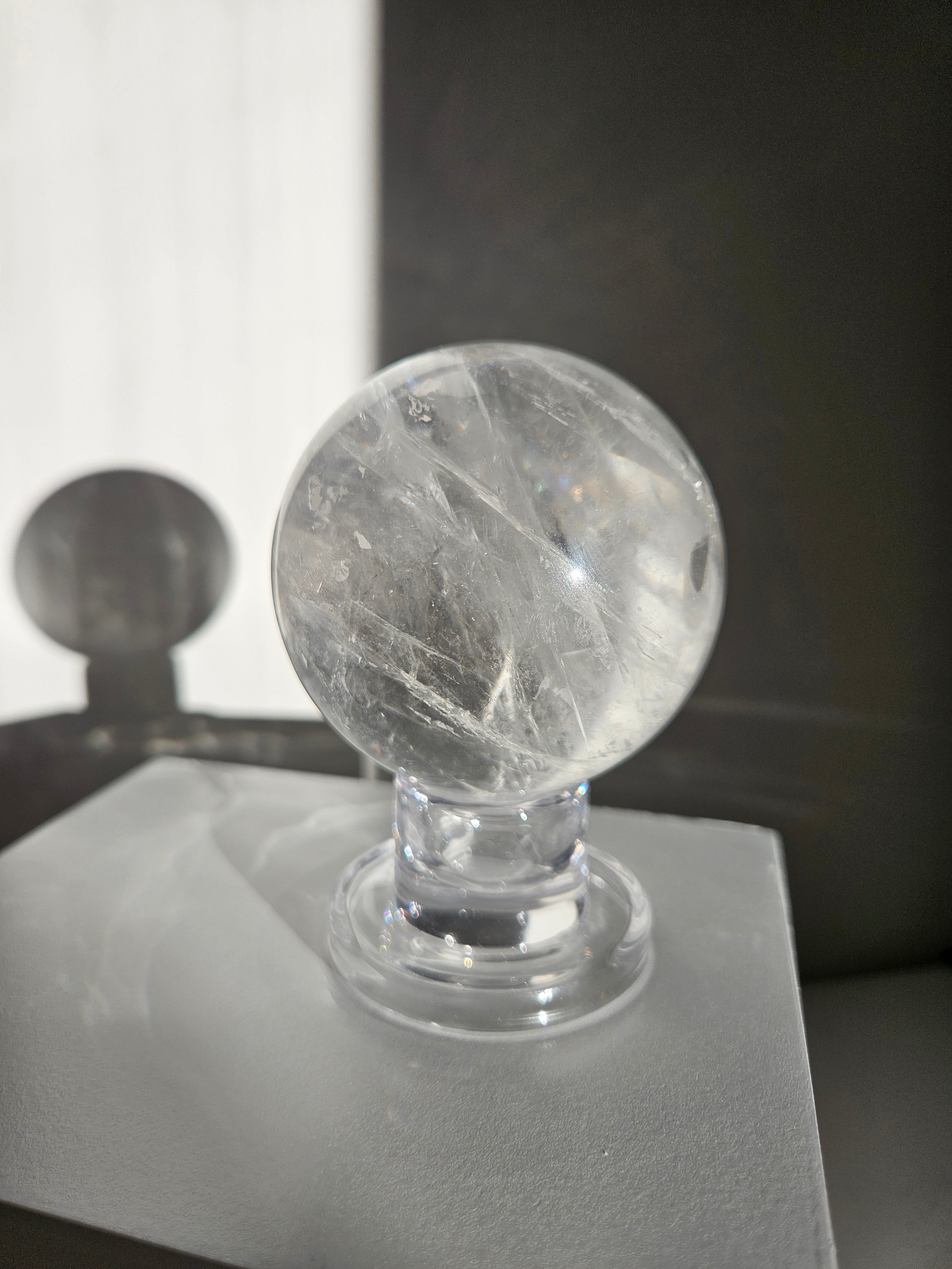 Lemurian Quartz Sphere 019