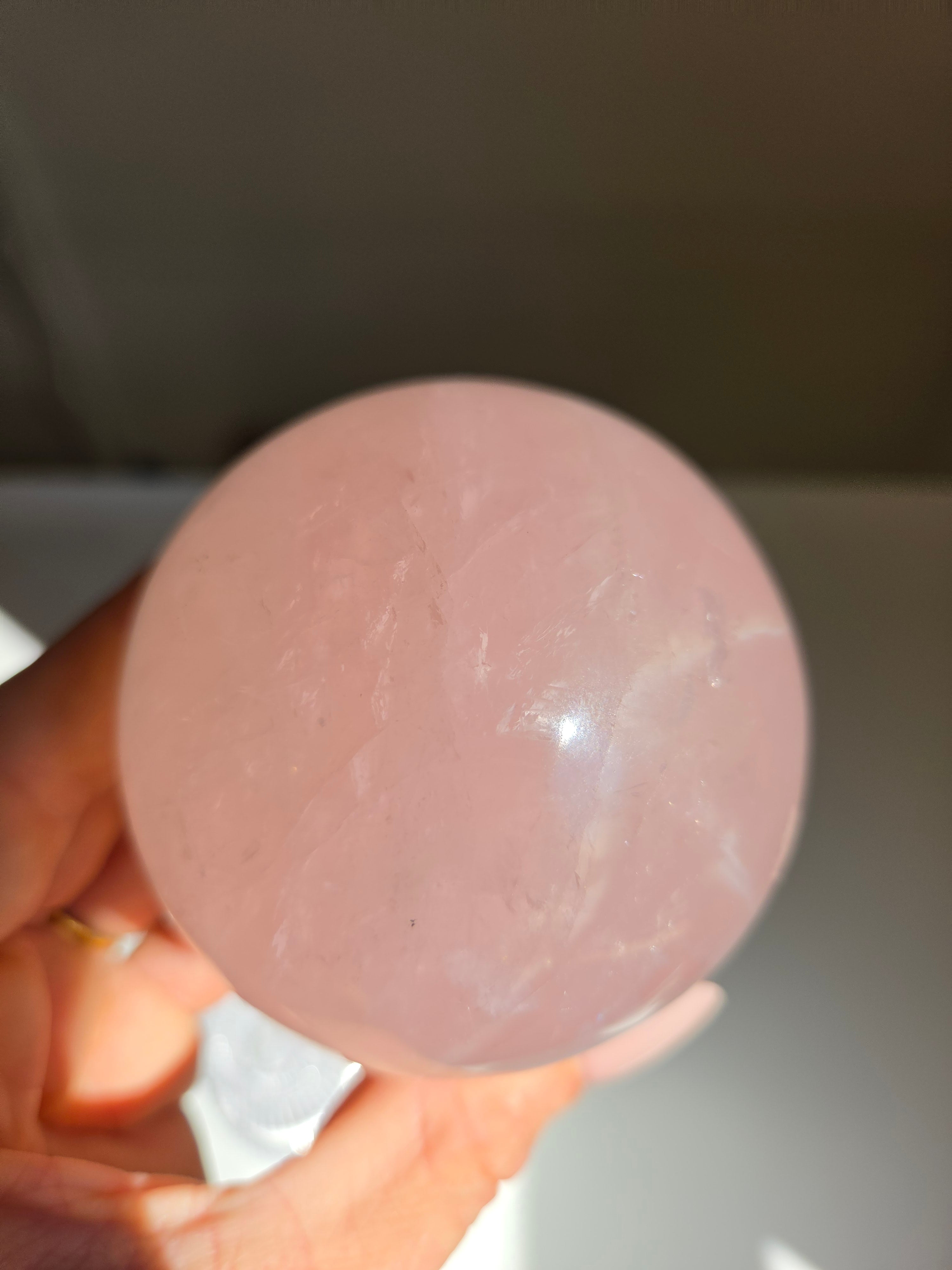Rose Quartz Sphere 009