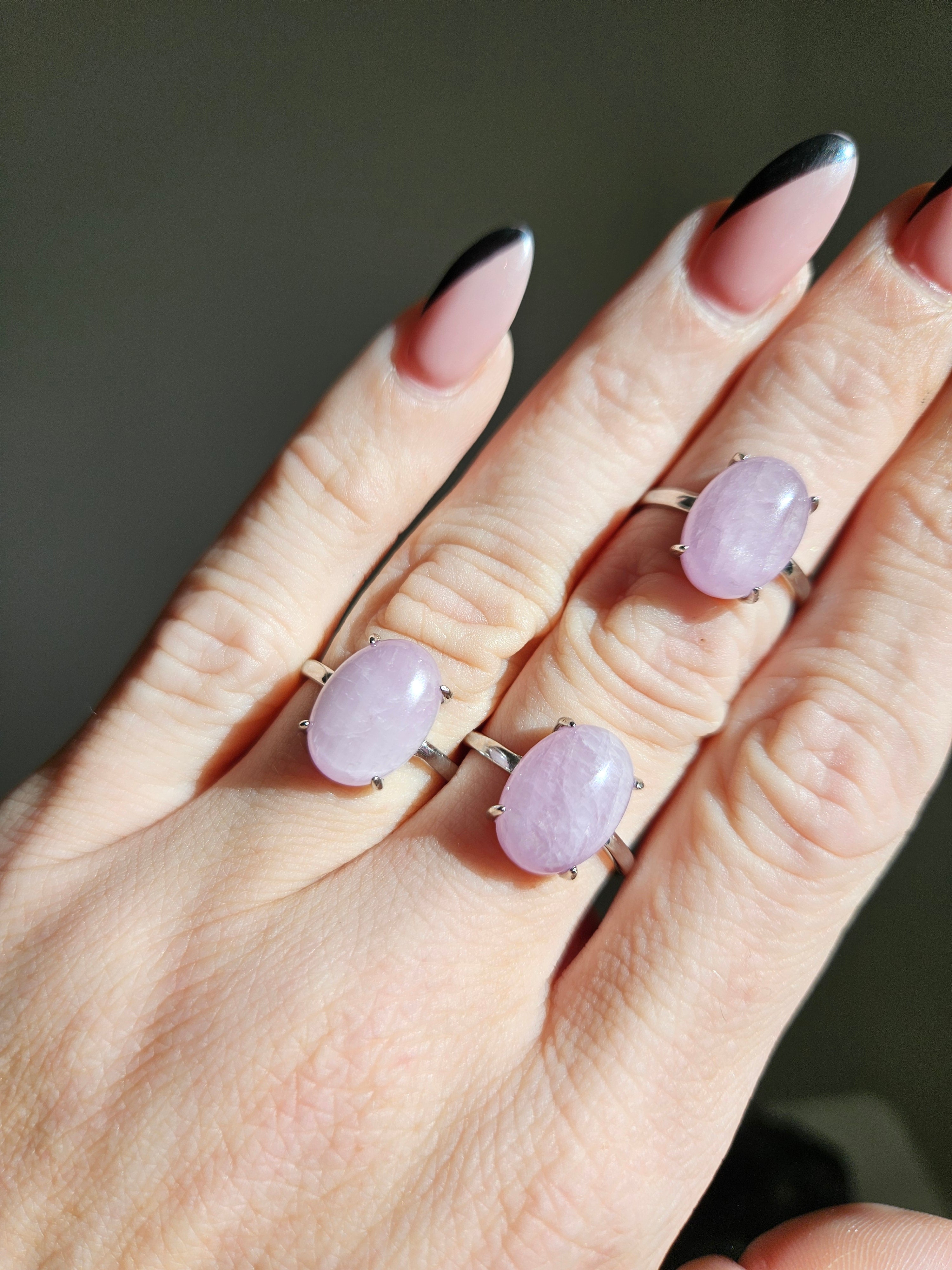 Kunzite Ring | adjustable