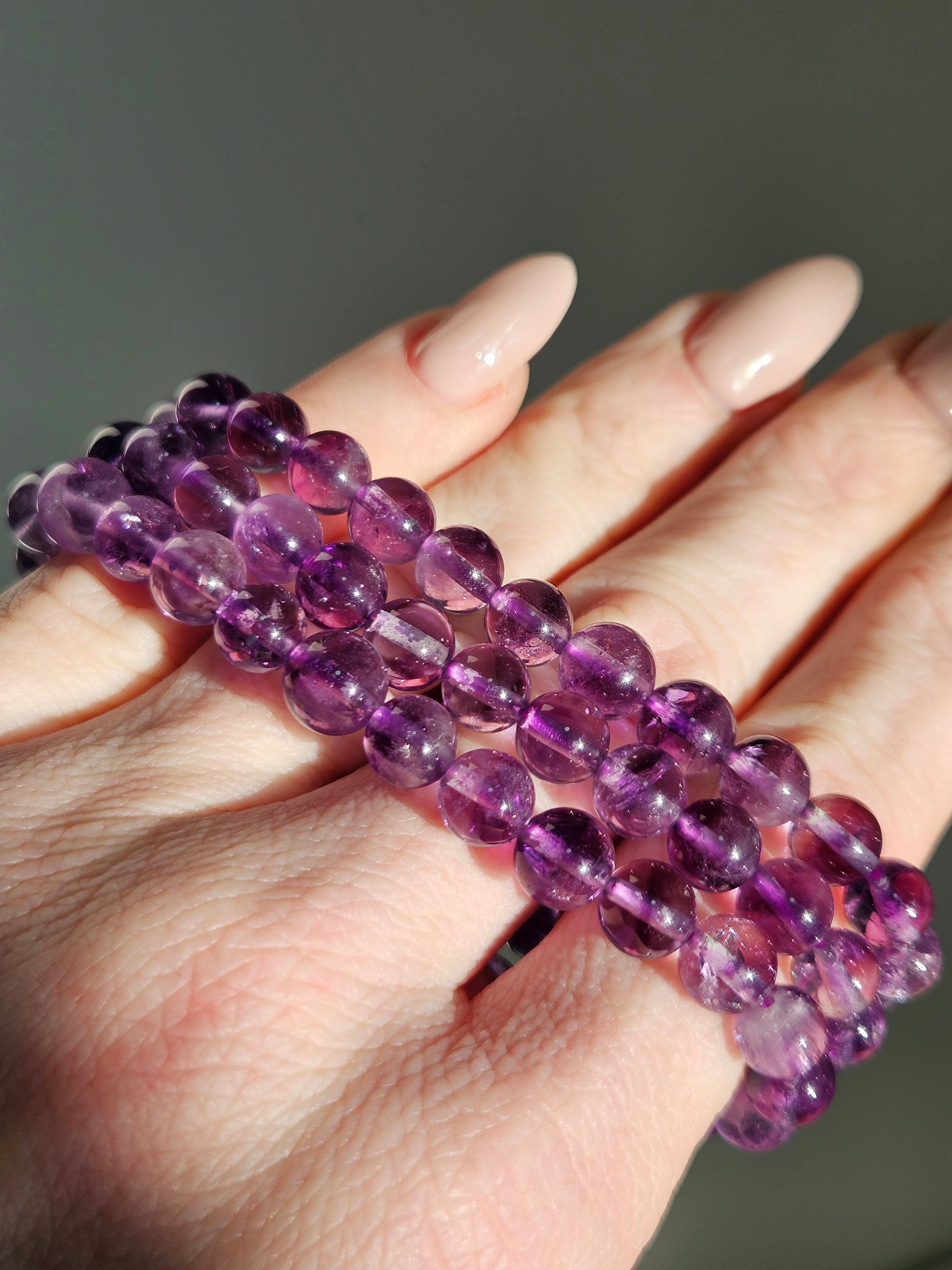 Phantom Amethyst Bracelet | 7mm