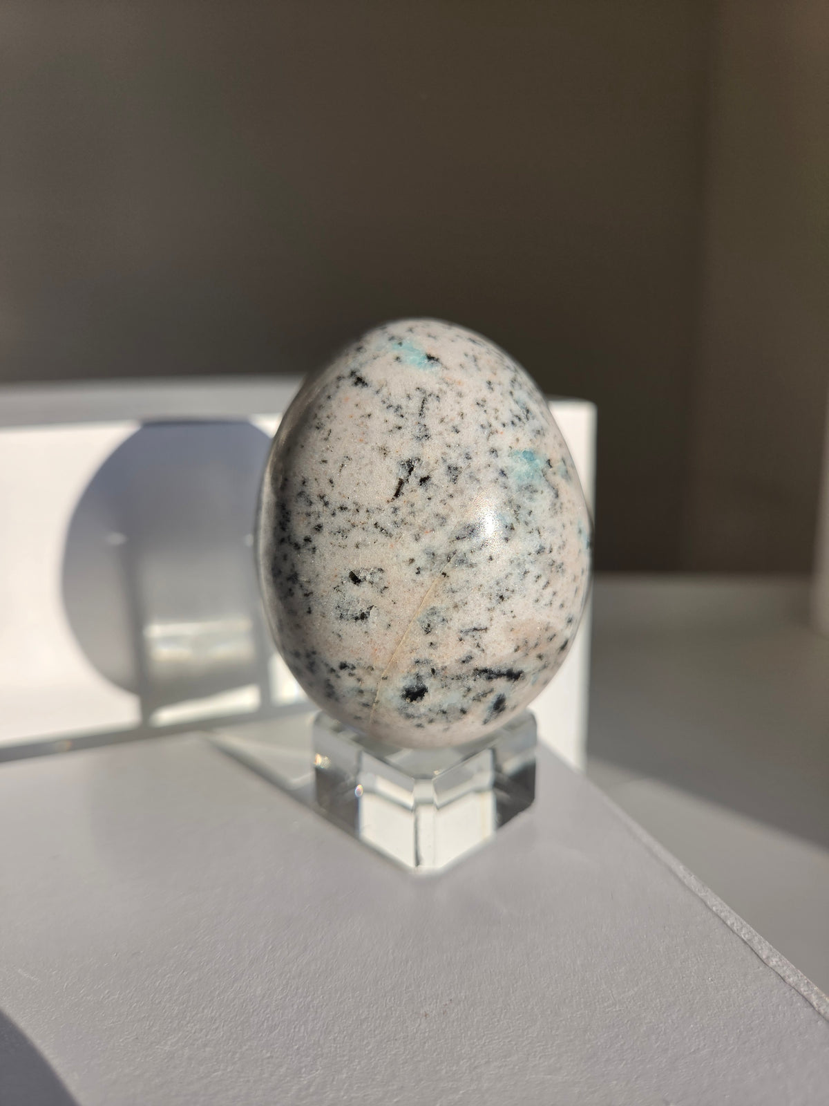 Amazonite x Quartz Egg 003