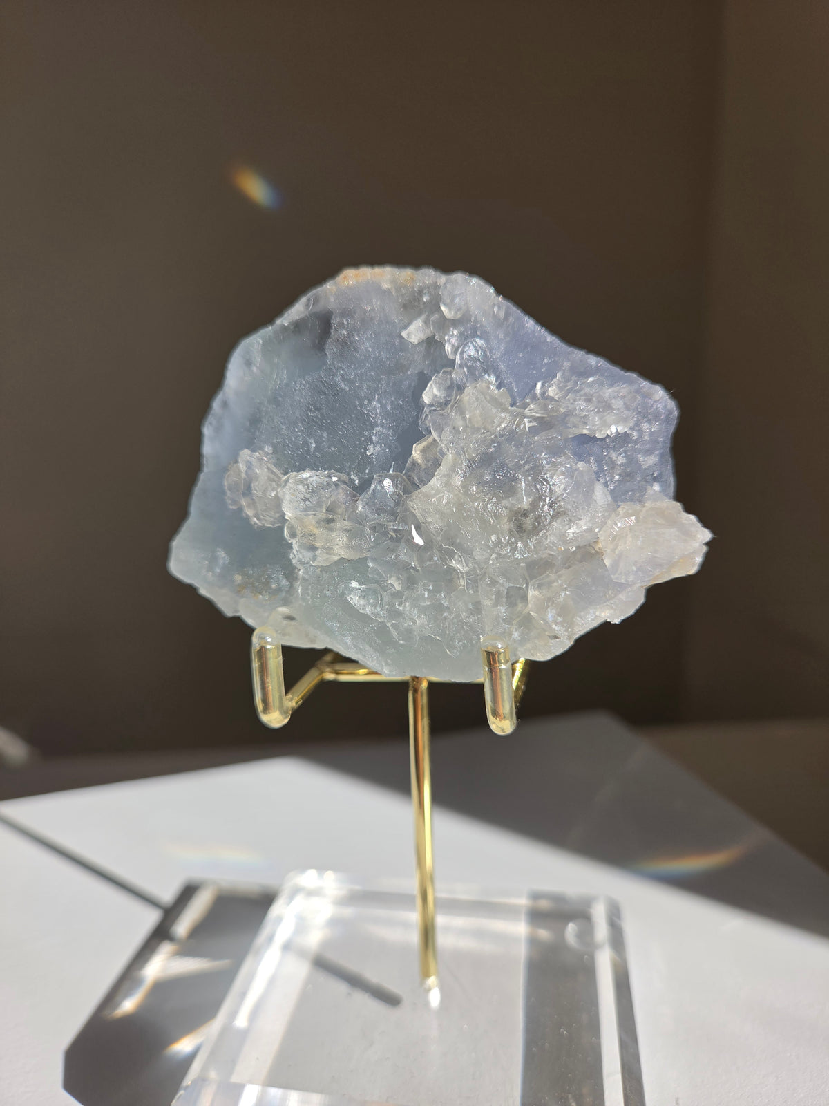 Calcite Coated Fluorite 002
