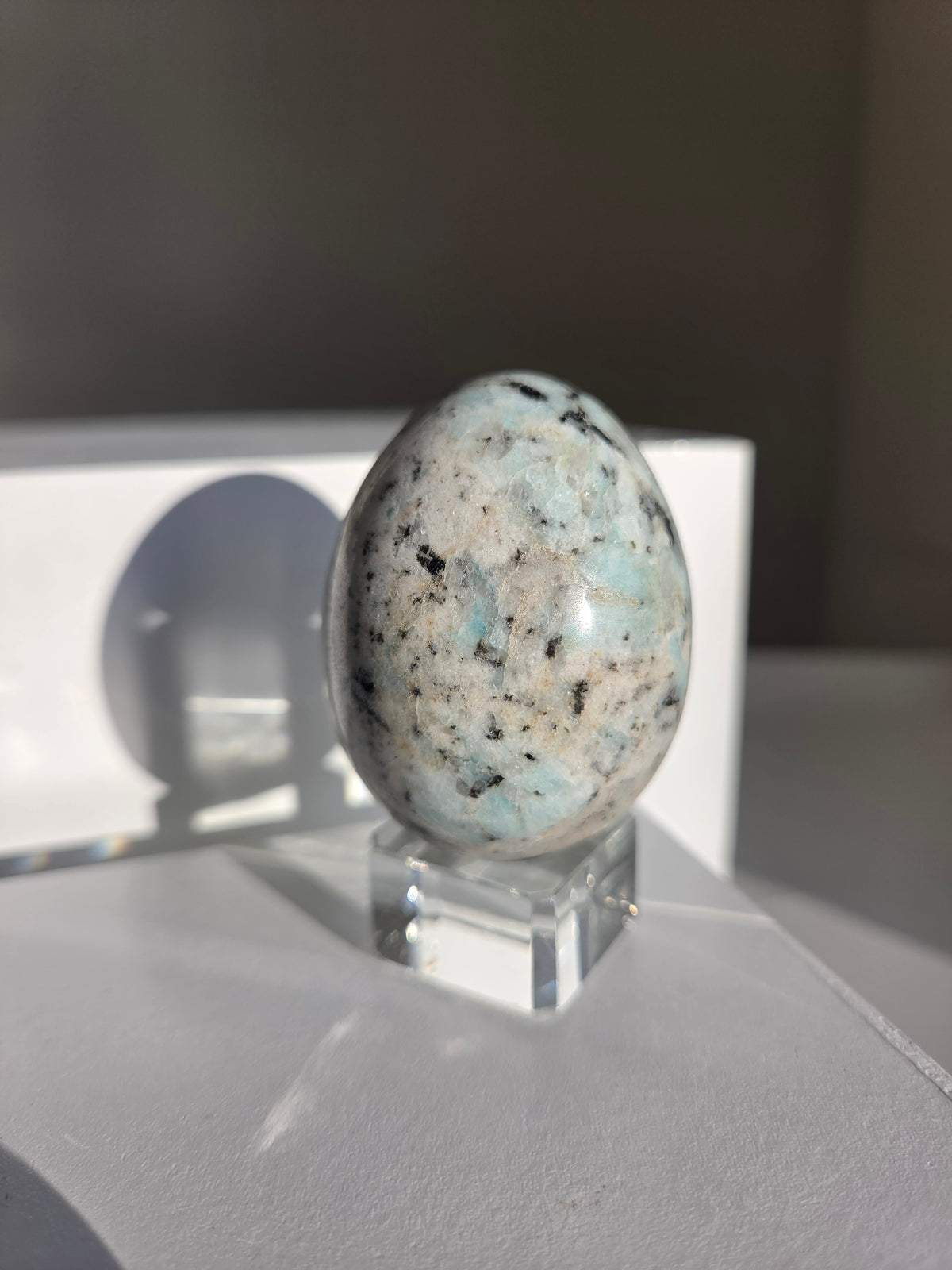 Amazonite x Quartz Egg 004