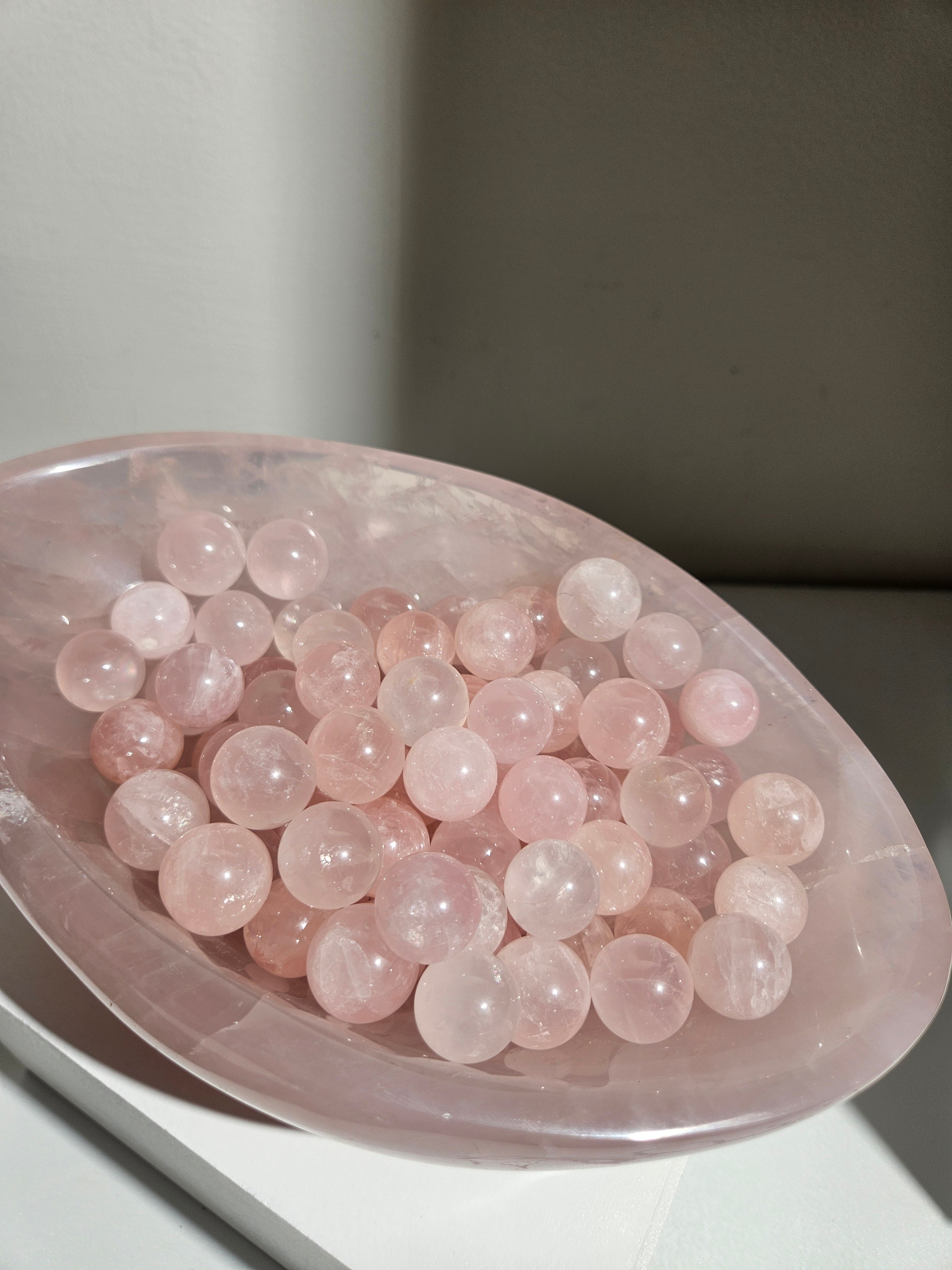 Rose Quartz Mini Spheres