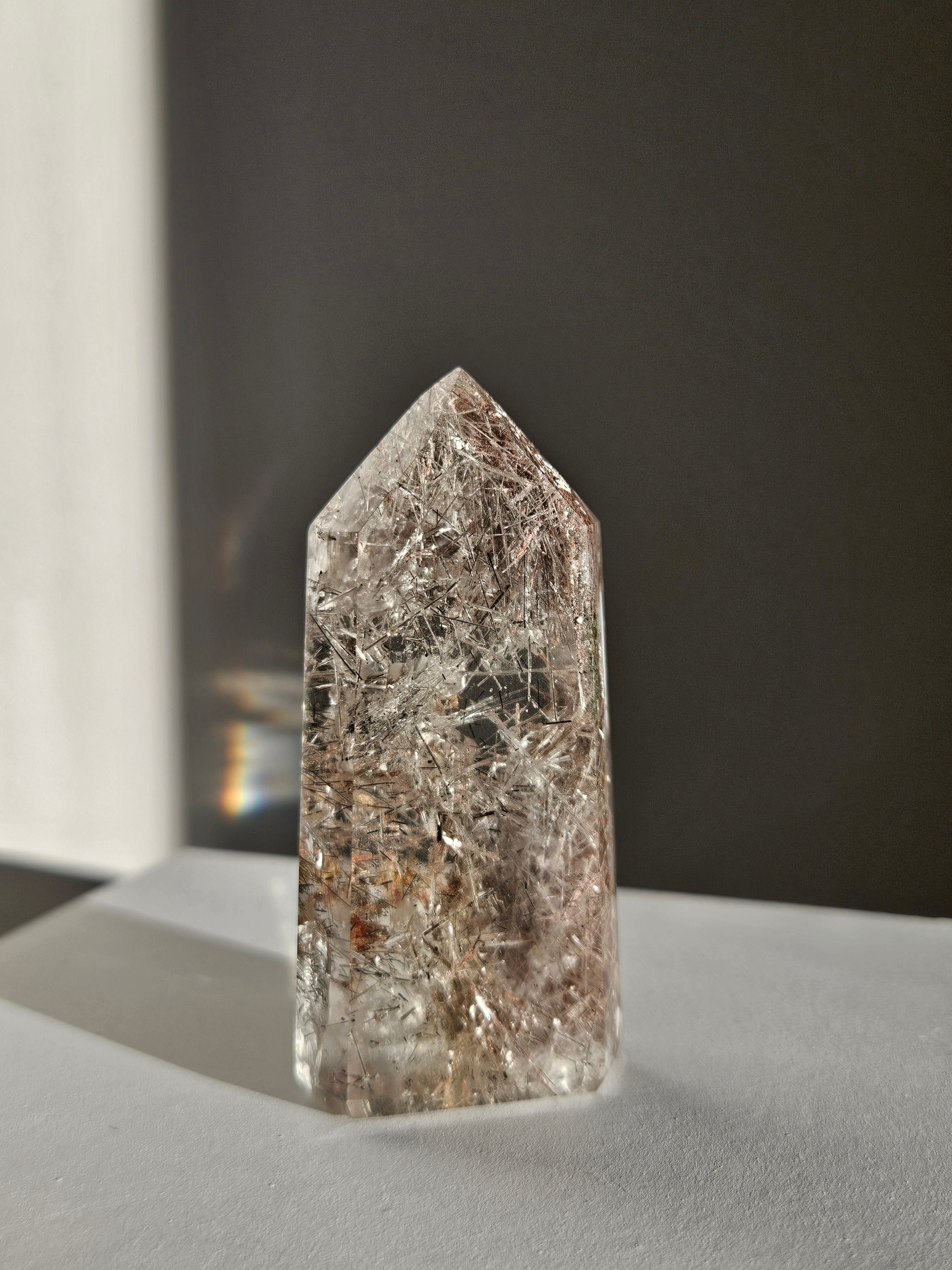 Citrine x Rutile Tower 009