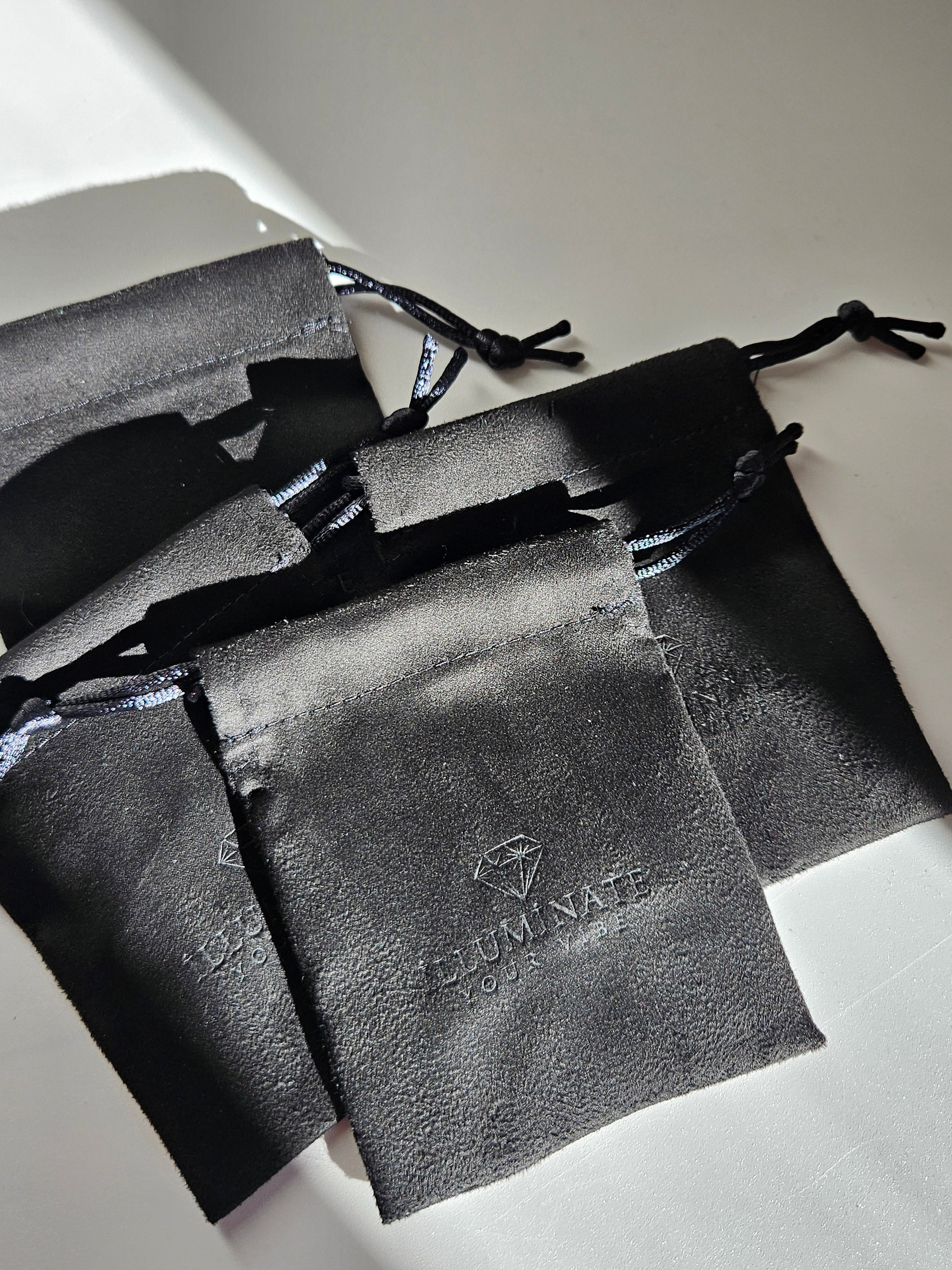 Black Drawstring Pouch