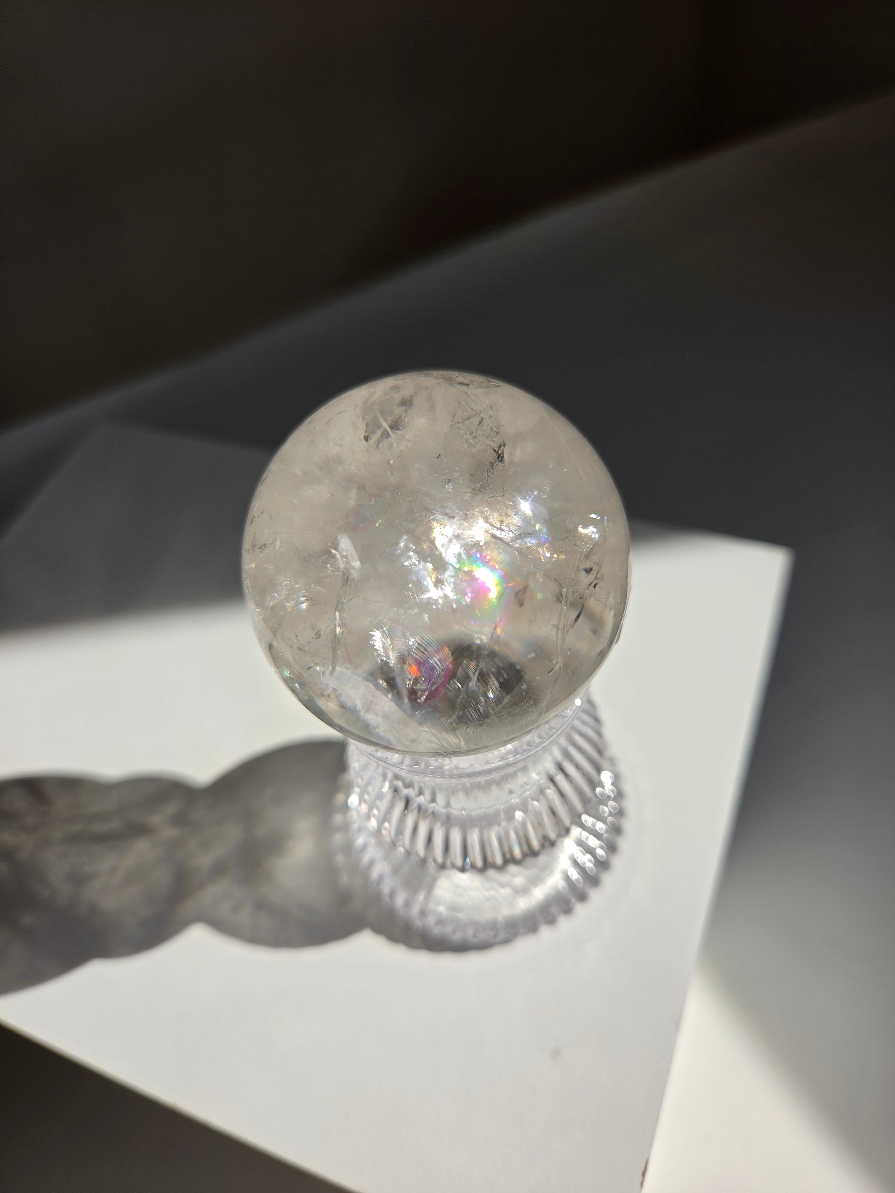 Lemurian Quartz Sphere 018