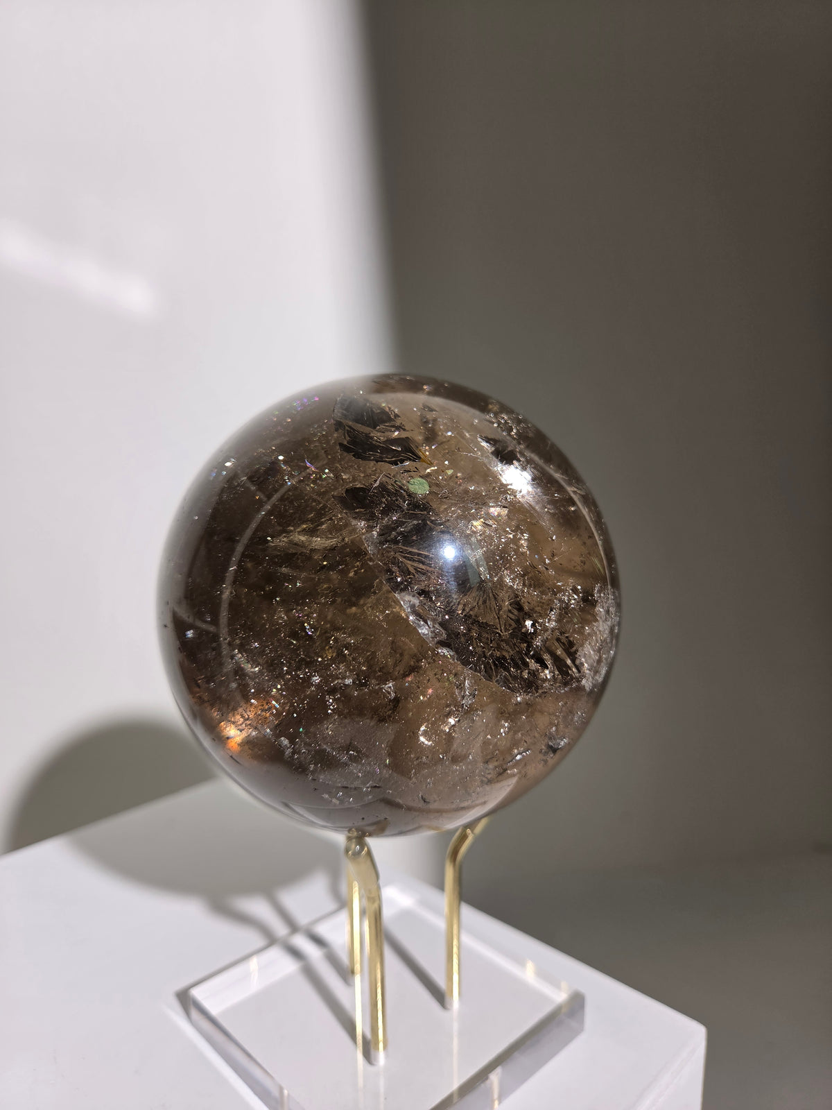 Smoky Quartz Sphere 010