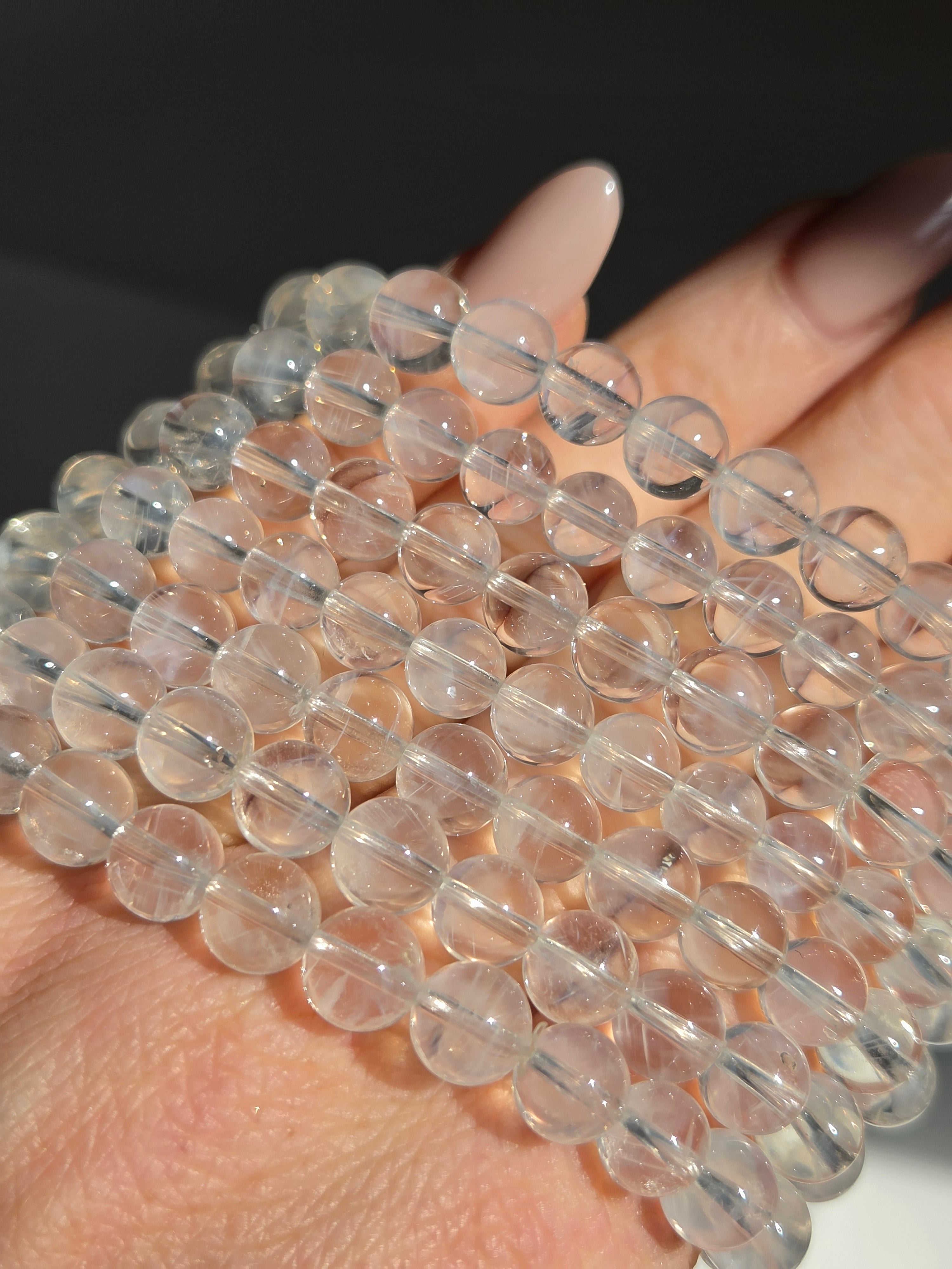 Blue Needle Quartz Bracelet | 8mm