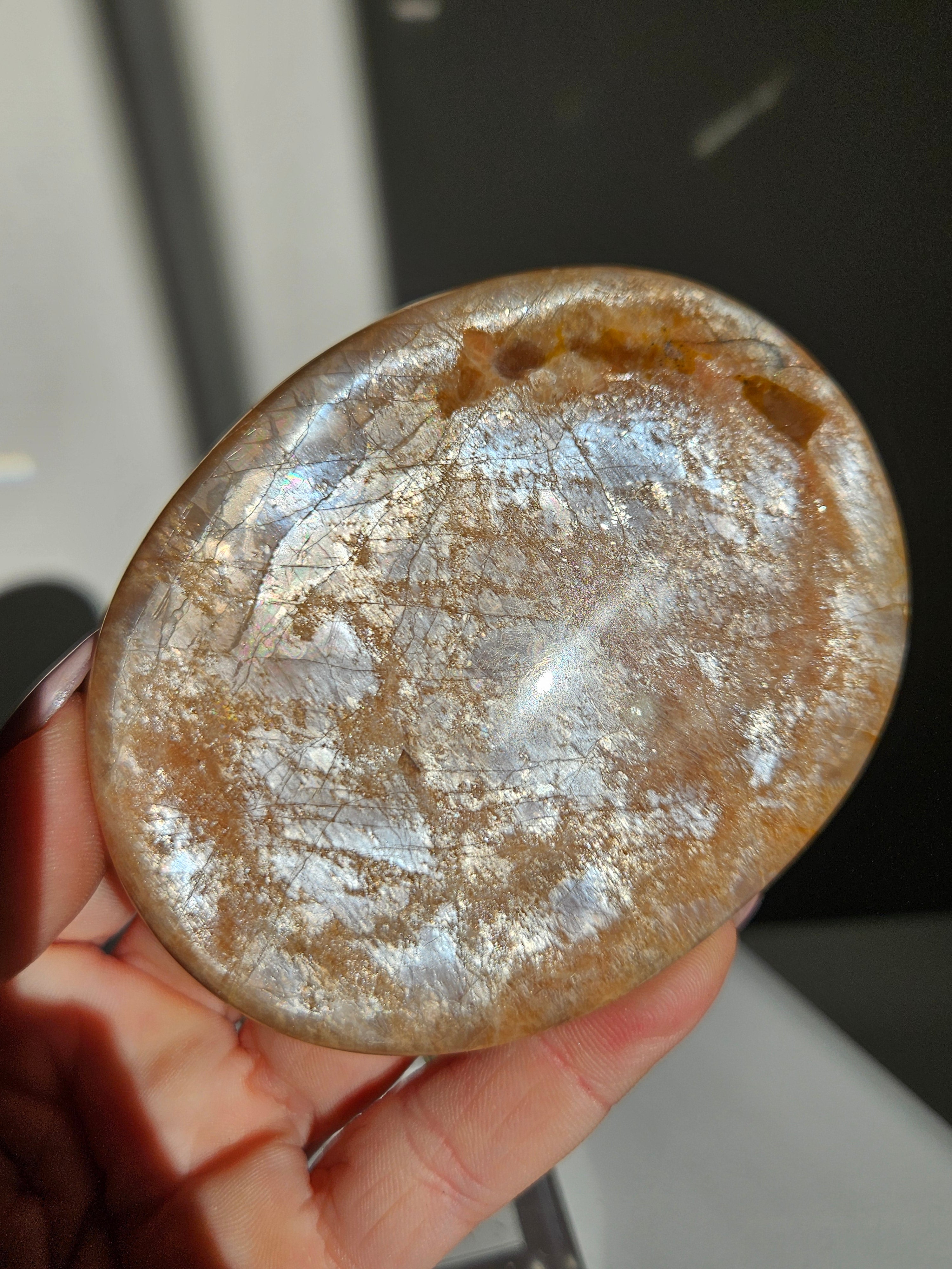 Peach Moonstone Slab 003