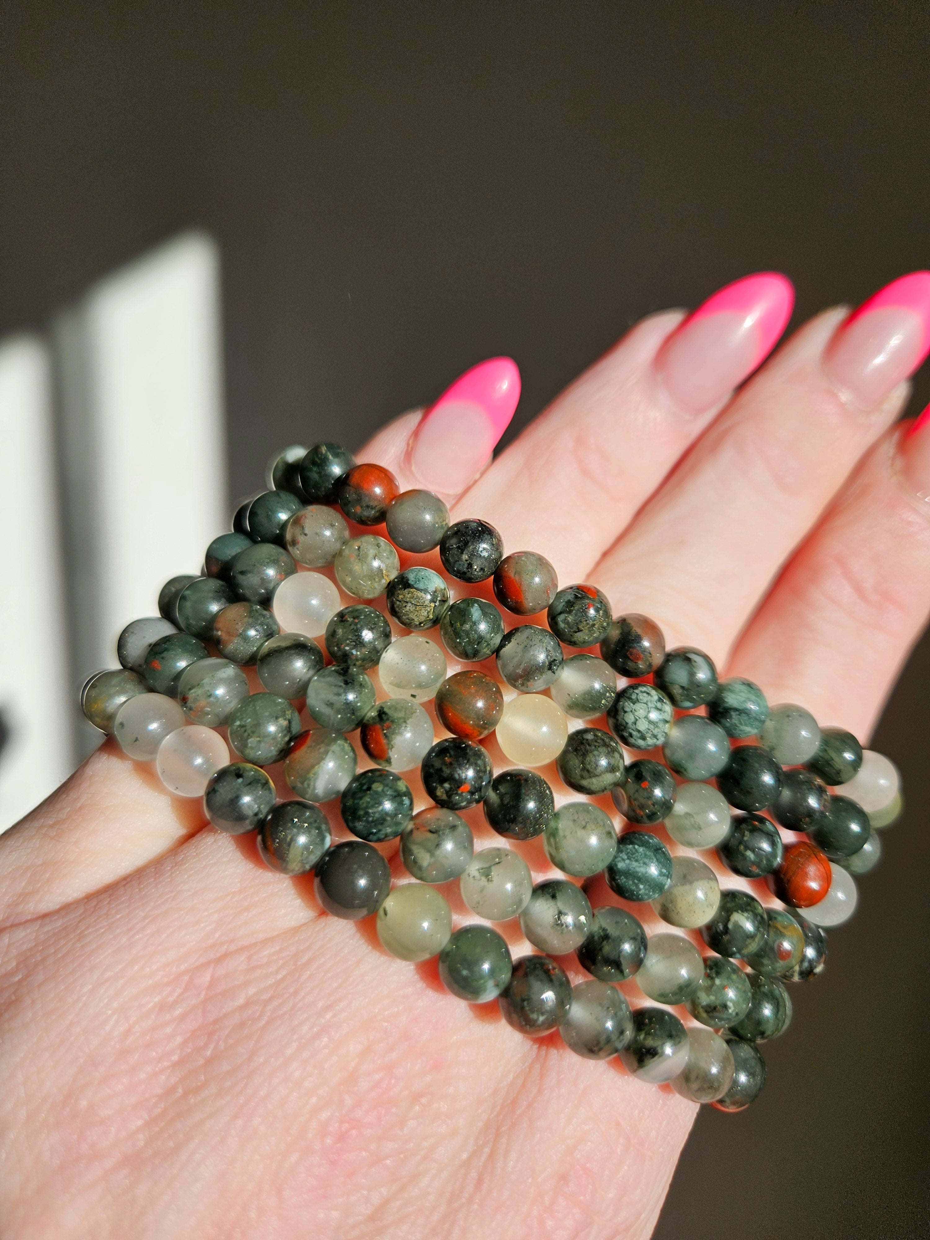 Bloodstone Bracelet | 8mm