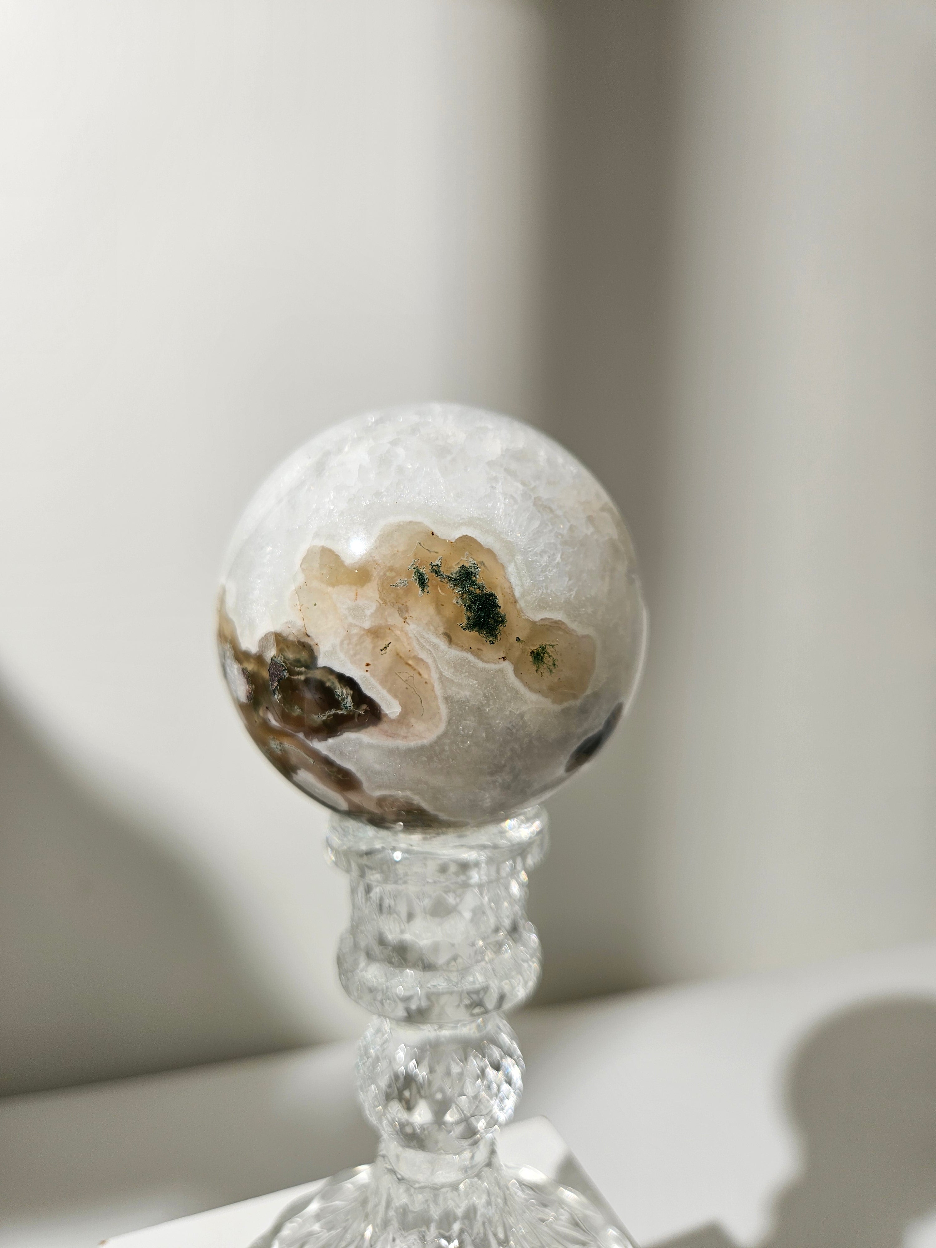 Moss Agate Sphere 003