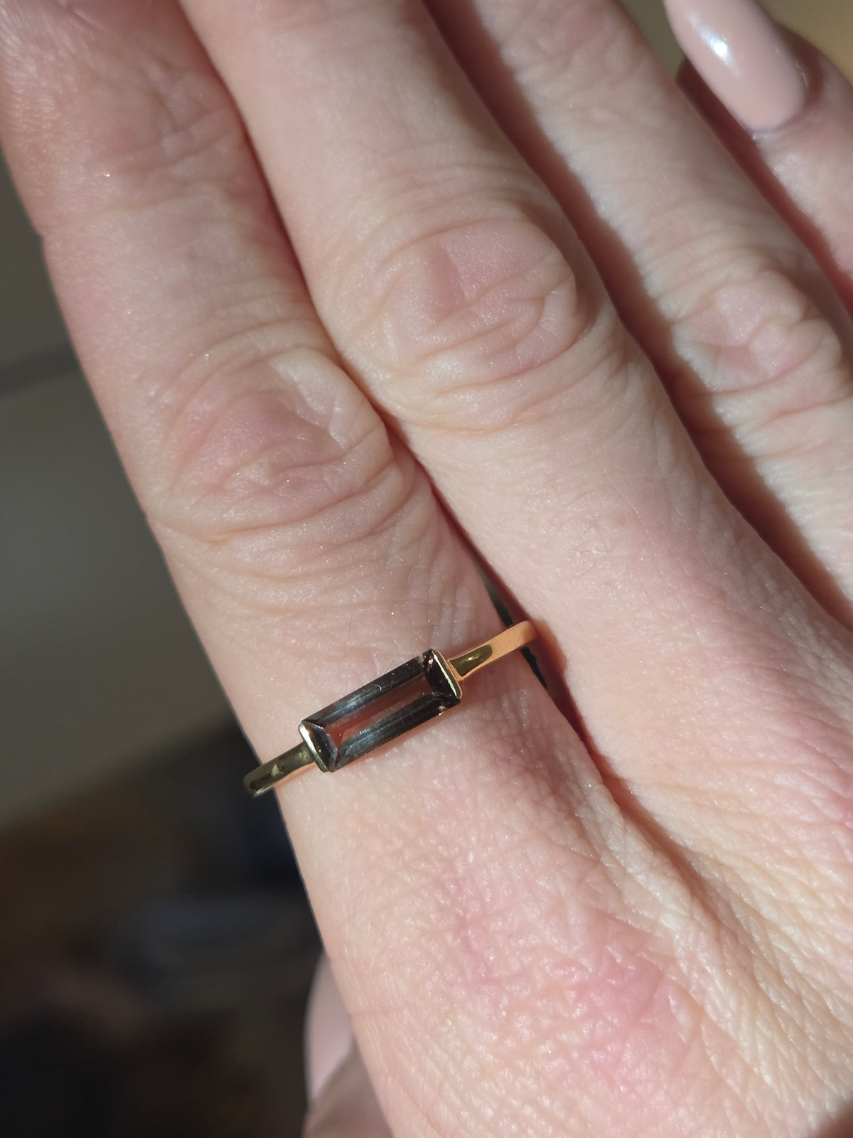 Size 11.5 | Smoky Ring | gold 039