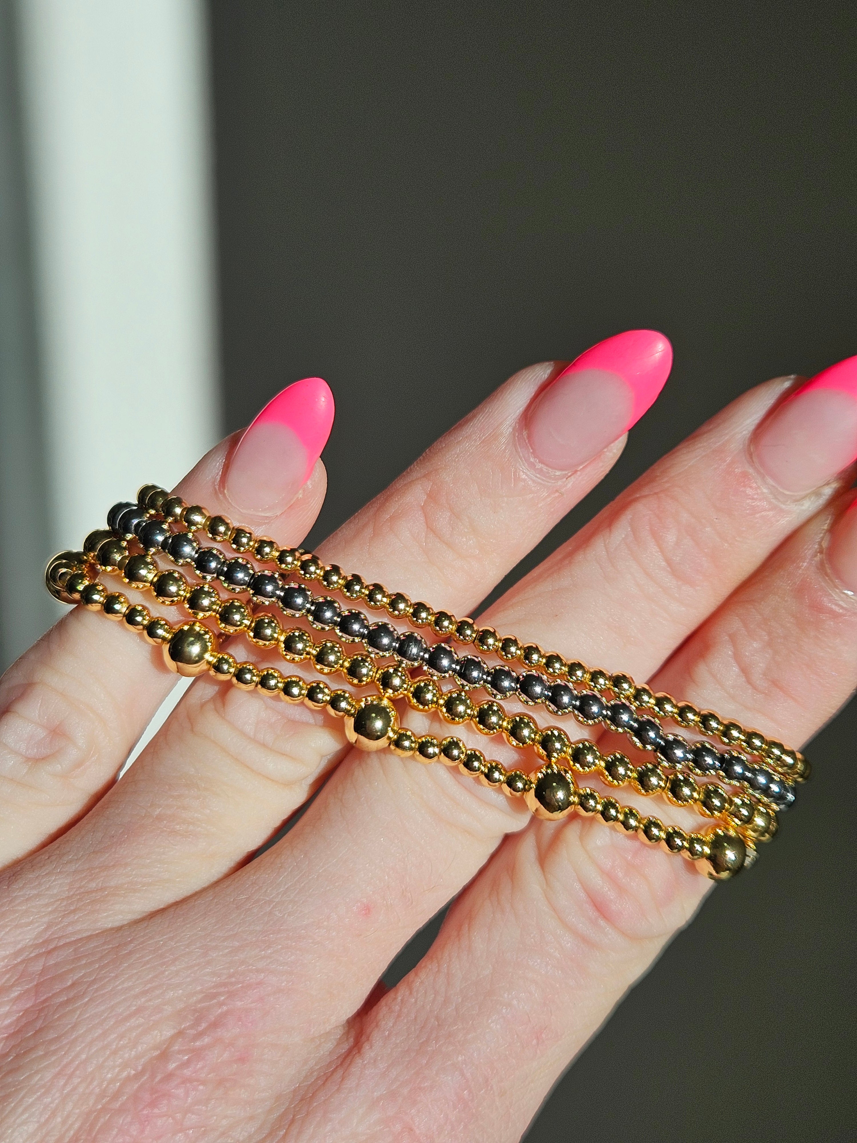 Stainless Beaded Bracelets