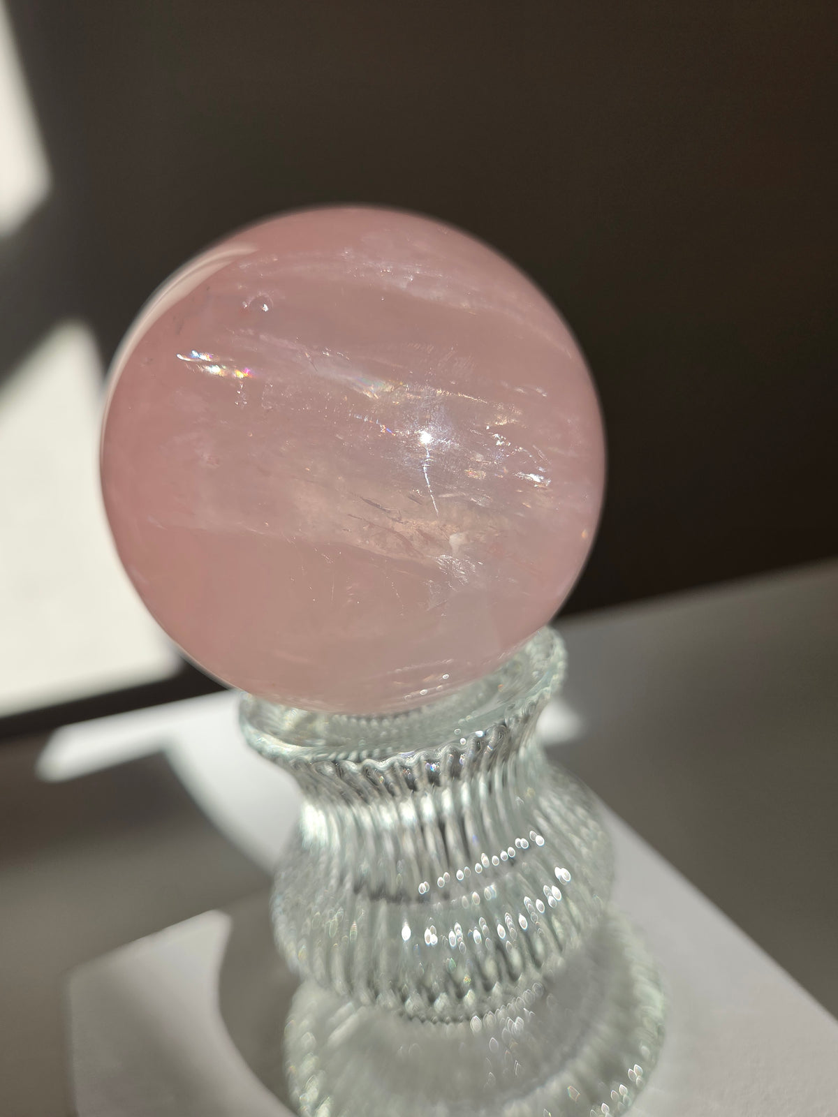 Rose Quartz Sphere 030