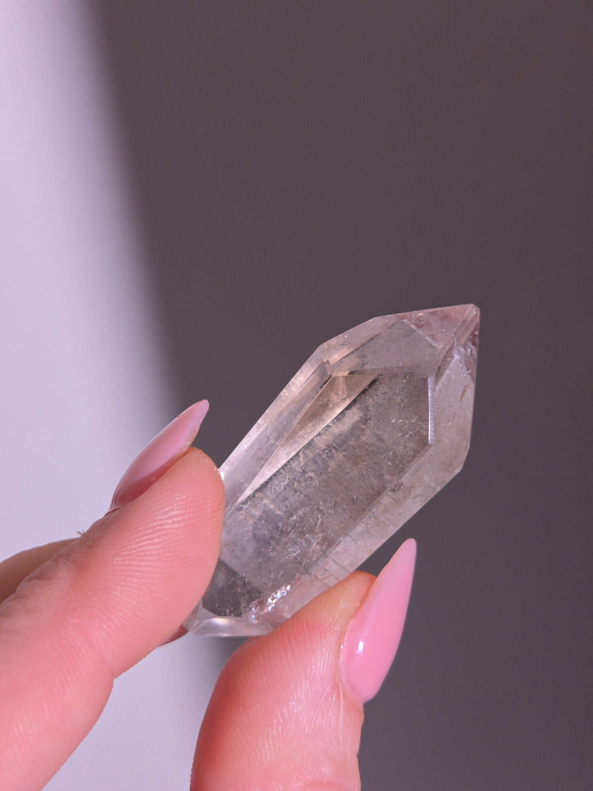Semipolished Smoky Lemurian Quartz 009