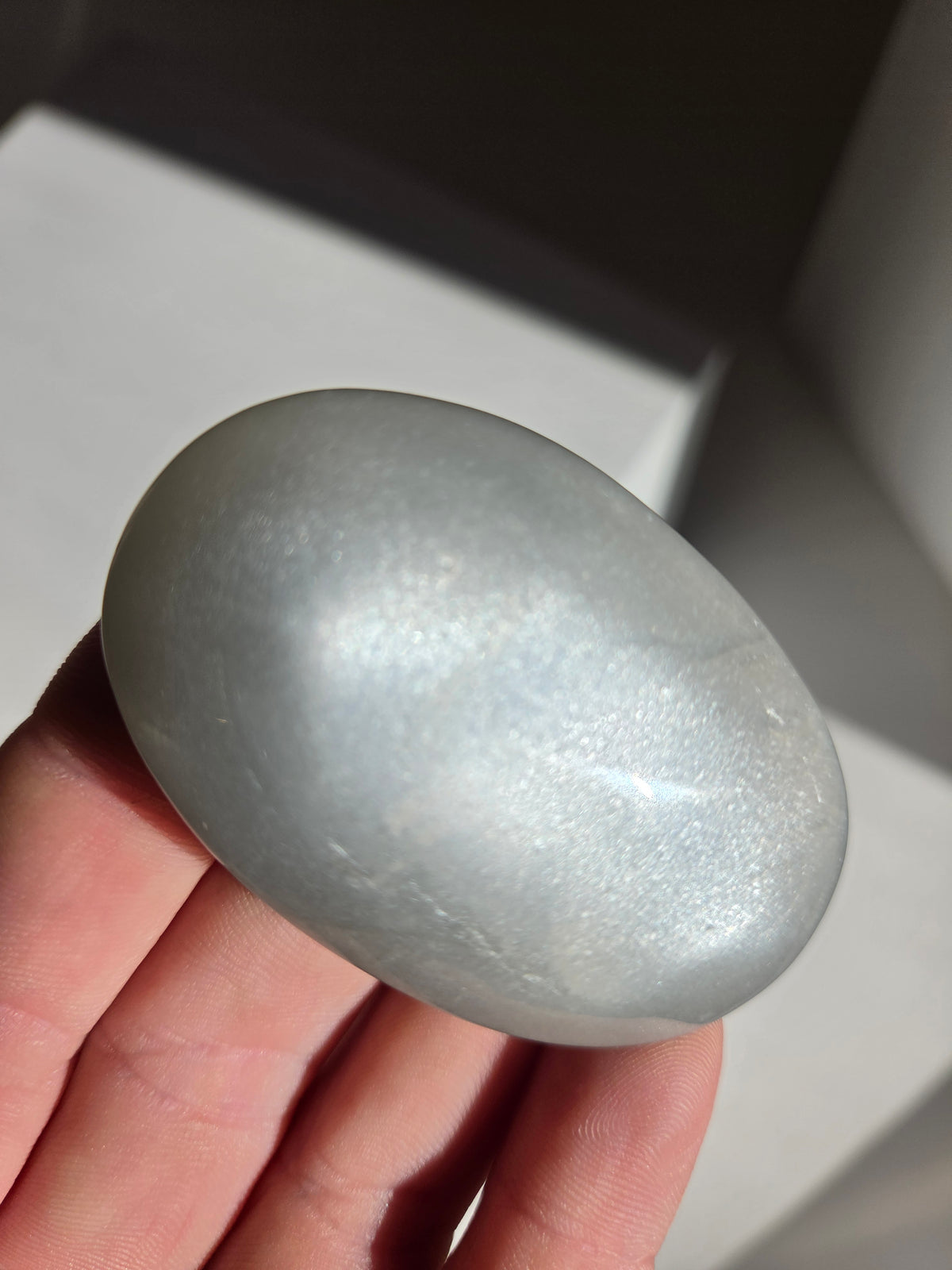 Green Moonstone Palmstone 005