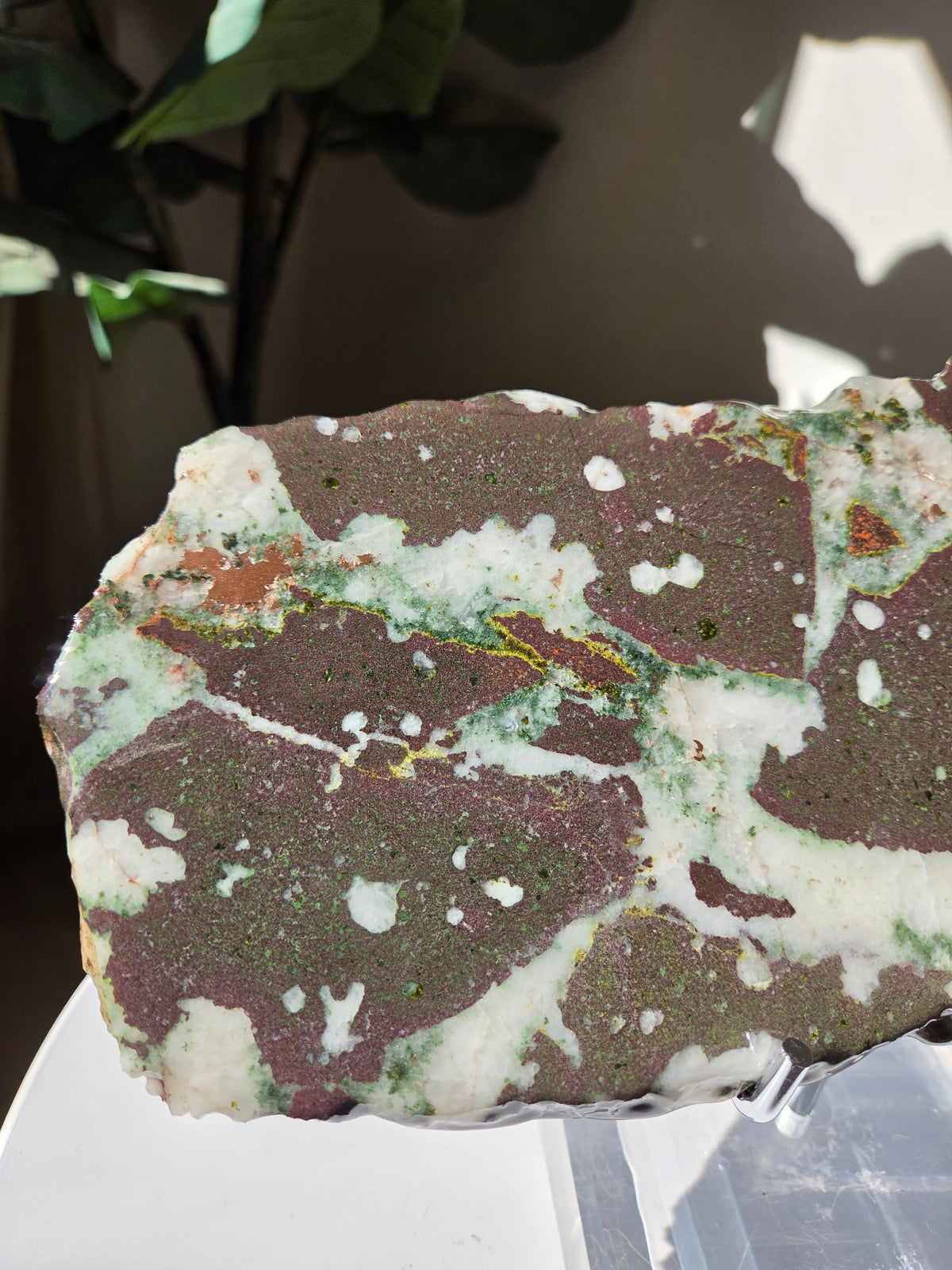 Copper Slab on stand 002