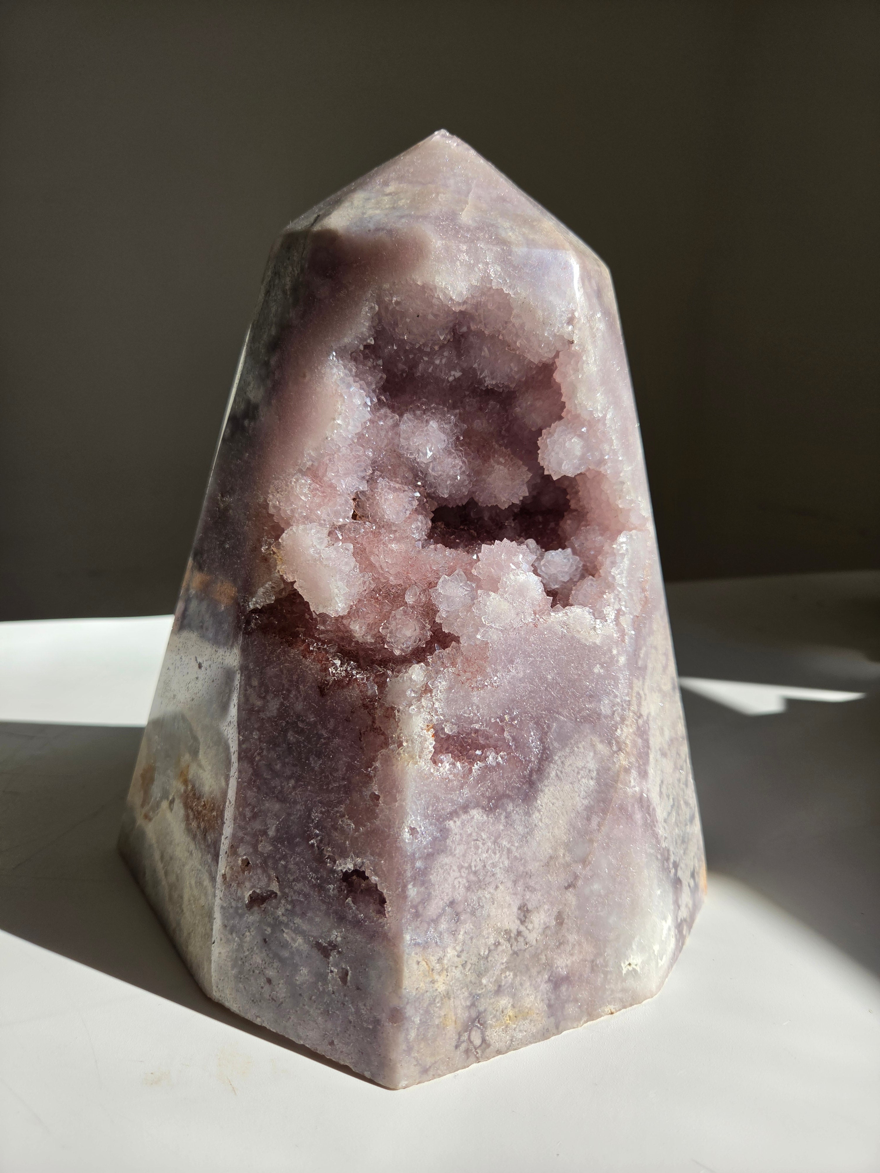 Pink Amethyst Statement Tower