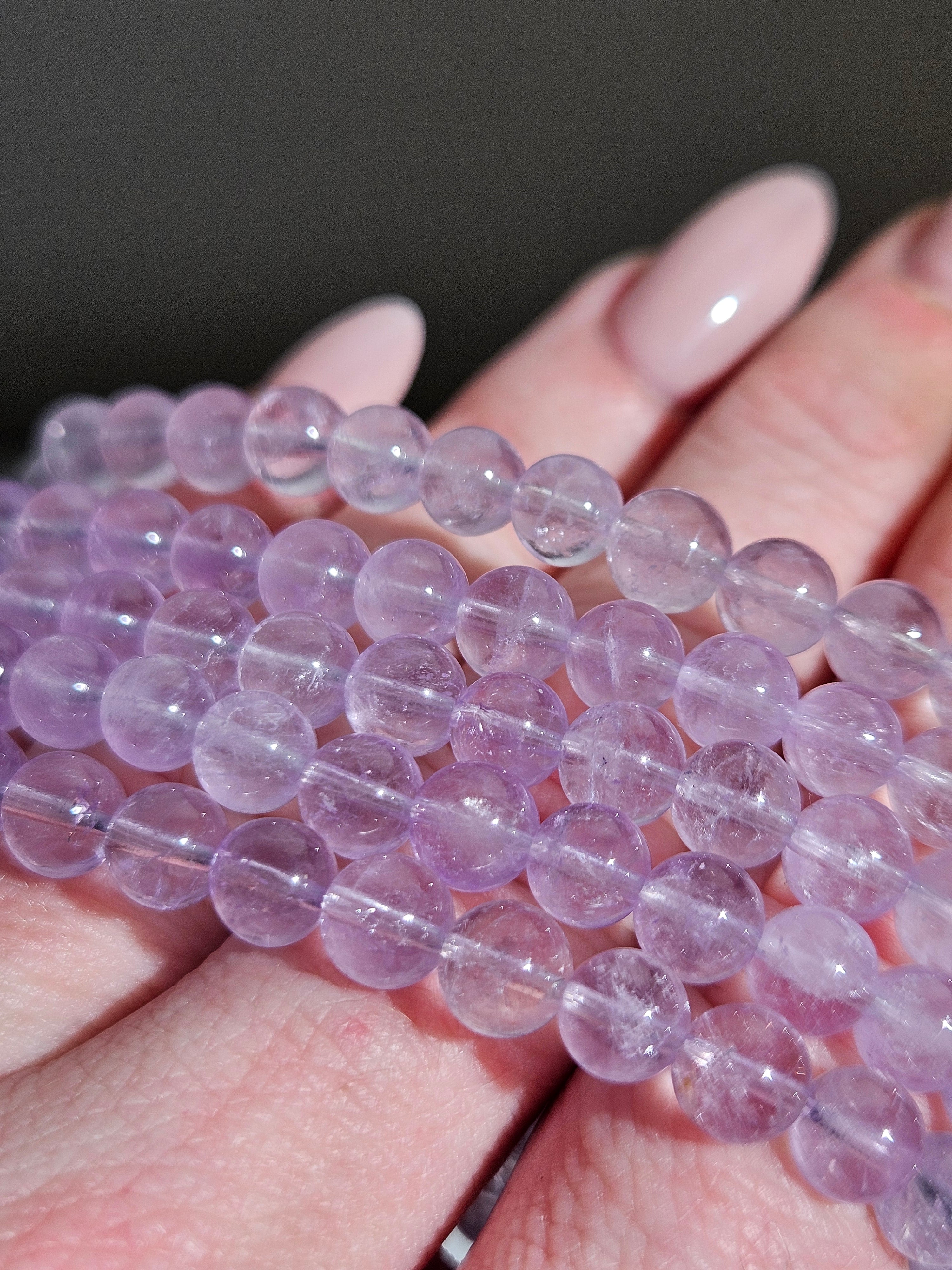 Lavender Amethyst bracelet | 6mm